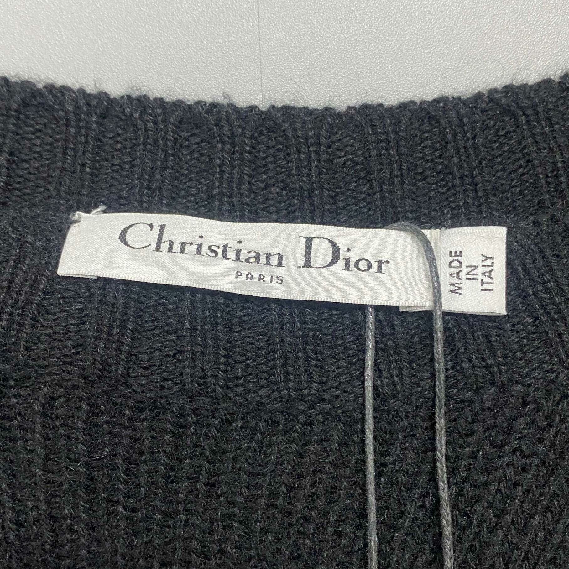 Dior Dior Knit Black Sweater XS Women Size XS / US 0-2 / IT 36-38 - 4 Thumbnail