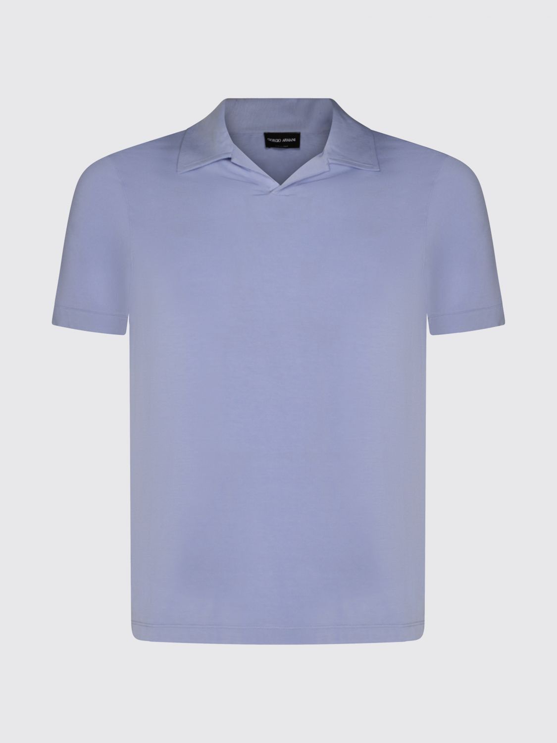 Giorgio Armani Giorgio Armani Polo Shirt Men Lavender Size US M / EU 48-50 / 2 - 2 Thumbnail