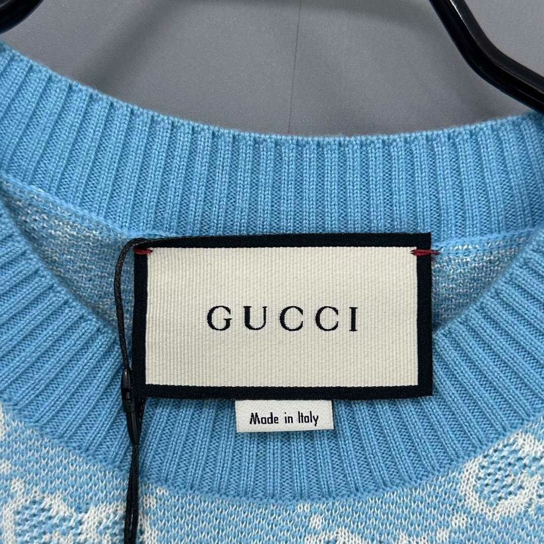 Gucci Gucci Knit Blue Sweater S Women Size S / US 4 / IT 40 - 5 Thumbnail