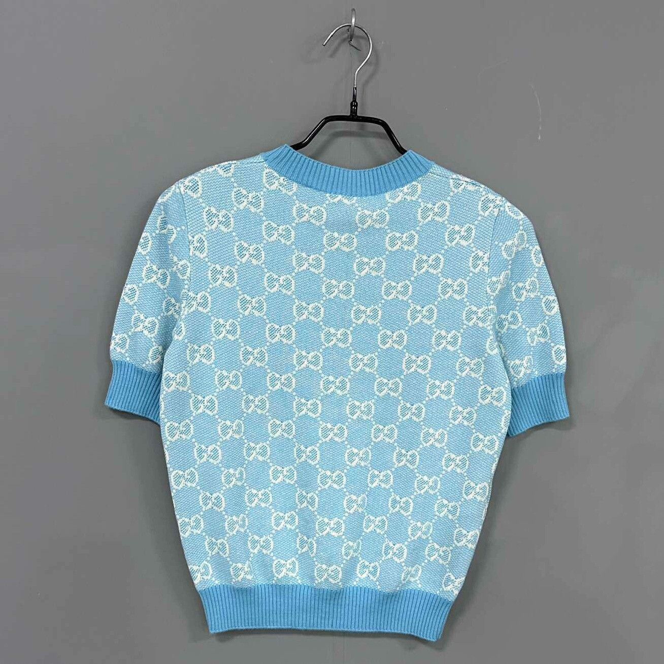 Gucci Gucci Knit Blue Sweater S Women Size S / US 4 / IT 40 - 3 Thumbnail