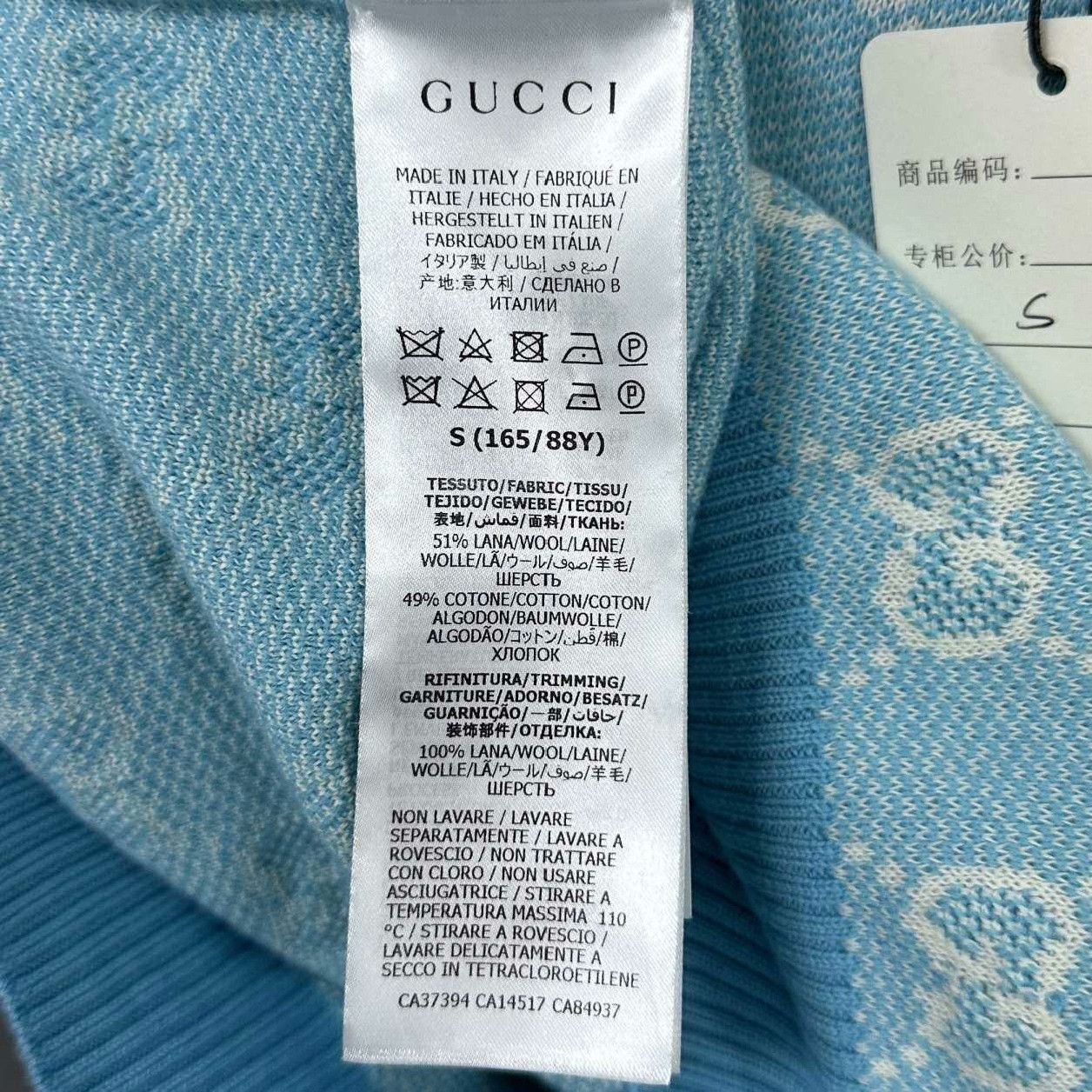 Gucci Gucci Knit Blue Sweater S Women Size S / US 4 / IT 40 - 4 Thumbnail