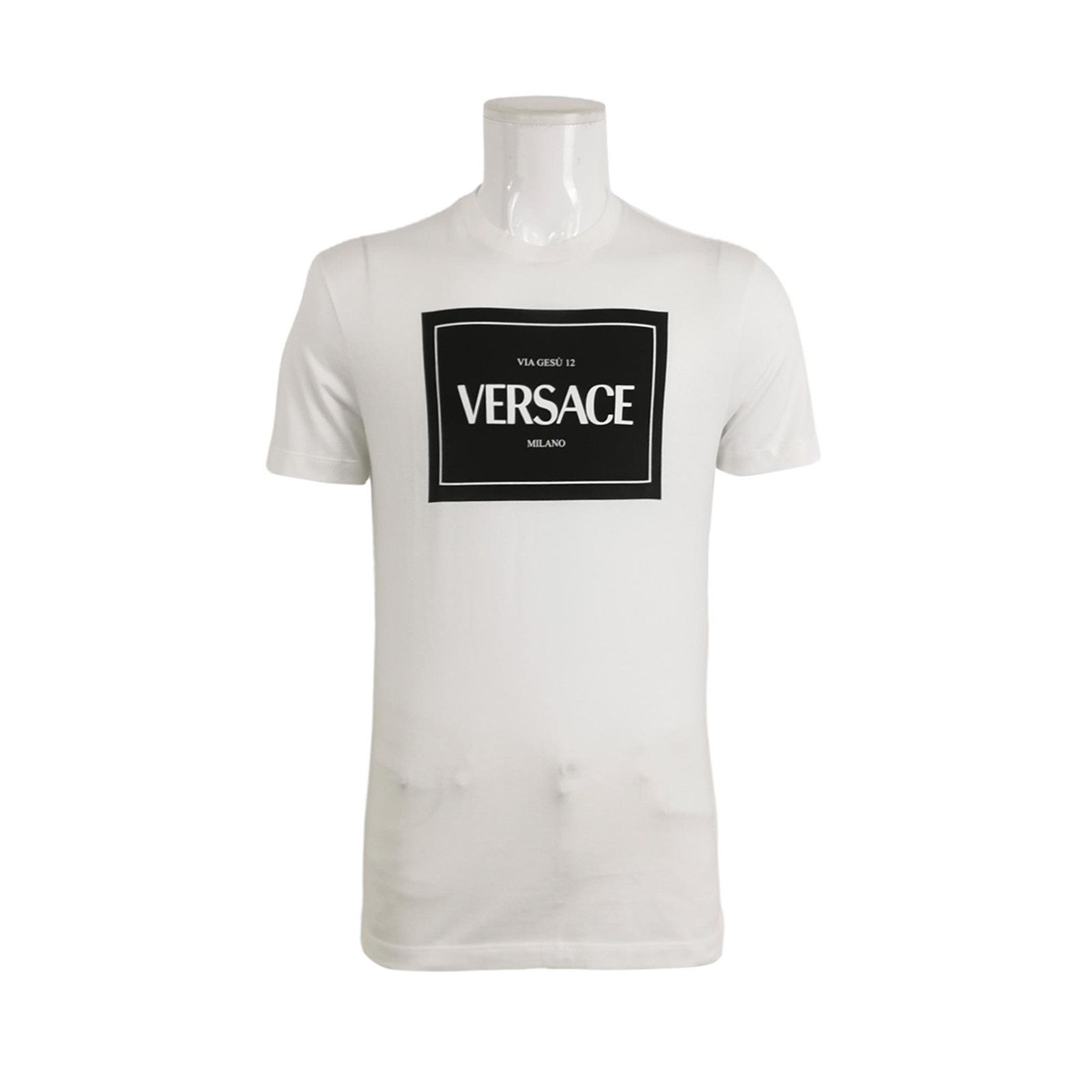 Versace Versace Box Logo Cotton T-Shirt S Size US S / EU 44-46 / 1 - 2 Thumbnail