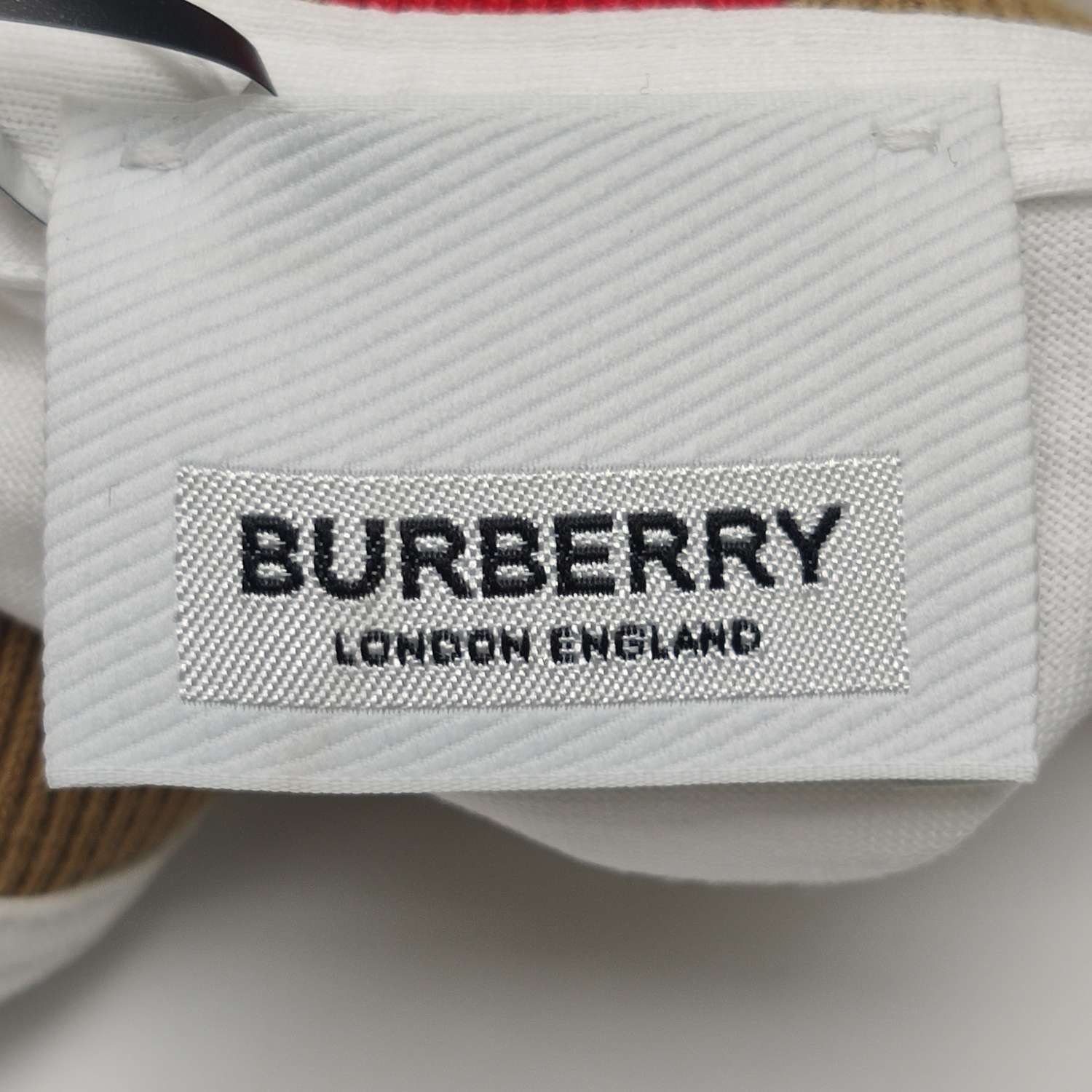 Burberry Burberry Logo Check Collar T-Shirt XS Size US XS / EU 42 / 0 - 6 Thumbnail