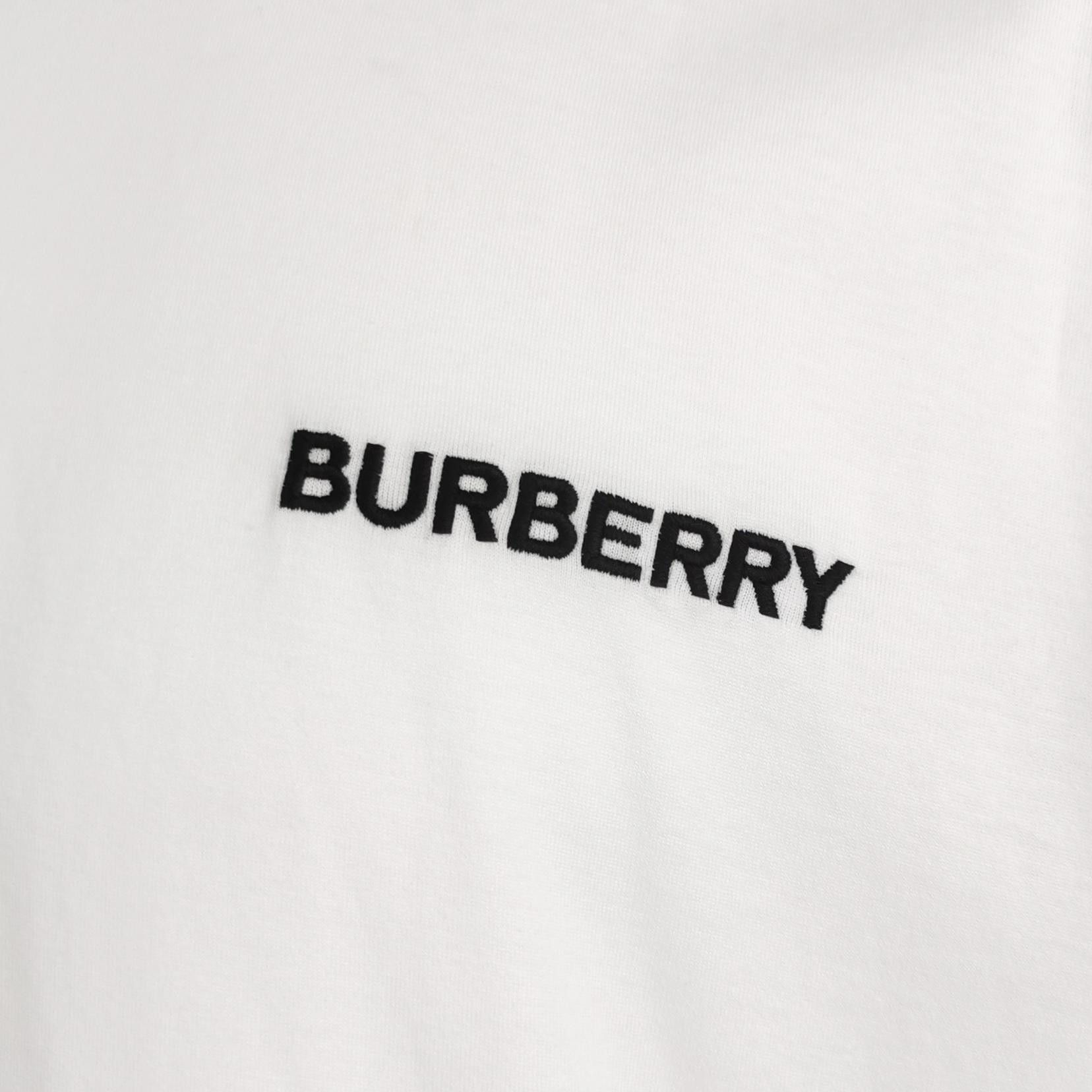 Burberry Burberry Logo Check Collar T-Shirt XS Size US XS / EU 42 / 0 - 4 Thumbnail