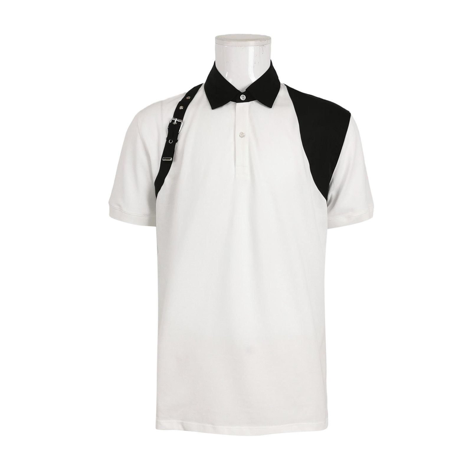 Alexander McQueen Alexander McQueen Harness Colorblock Polo XL Size US XL / EU 56 / 4 - 2 Thumbnail