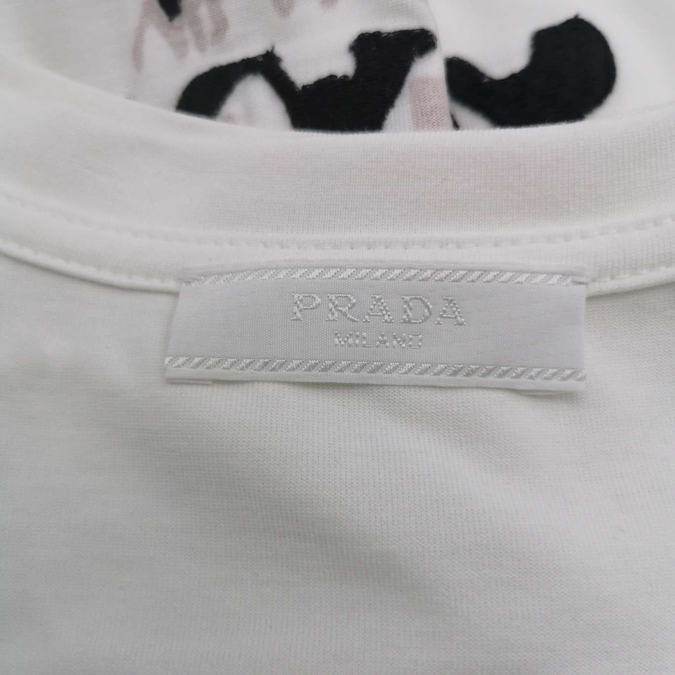 Prada Prada Logo Graphic White T-Shirt Size M Size US M / EU 48-50 / 2 - 6 Thumbnail