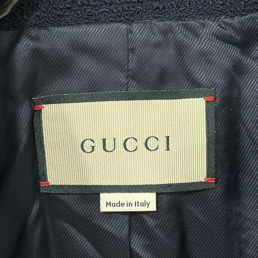 Gucci Gucci Wool Blue Coat it_36 Women Size XS / US 0-2 / IT 36-38 - 5 Thumbnail