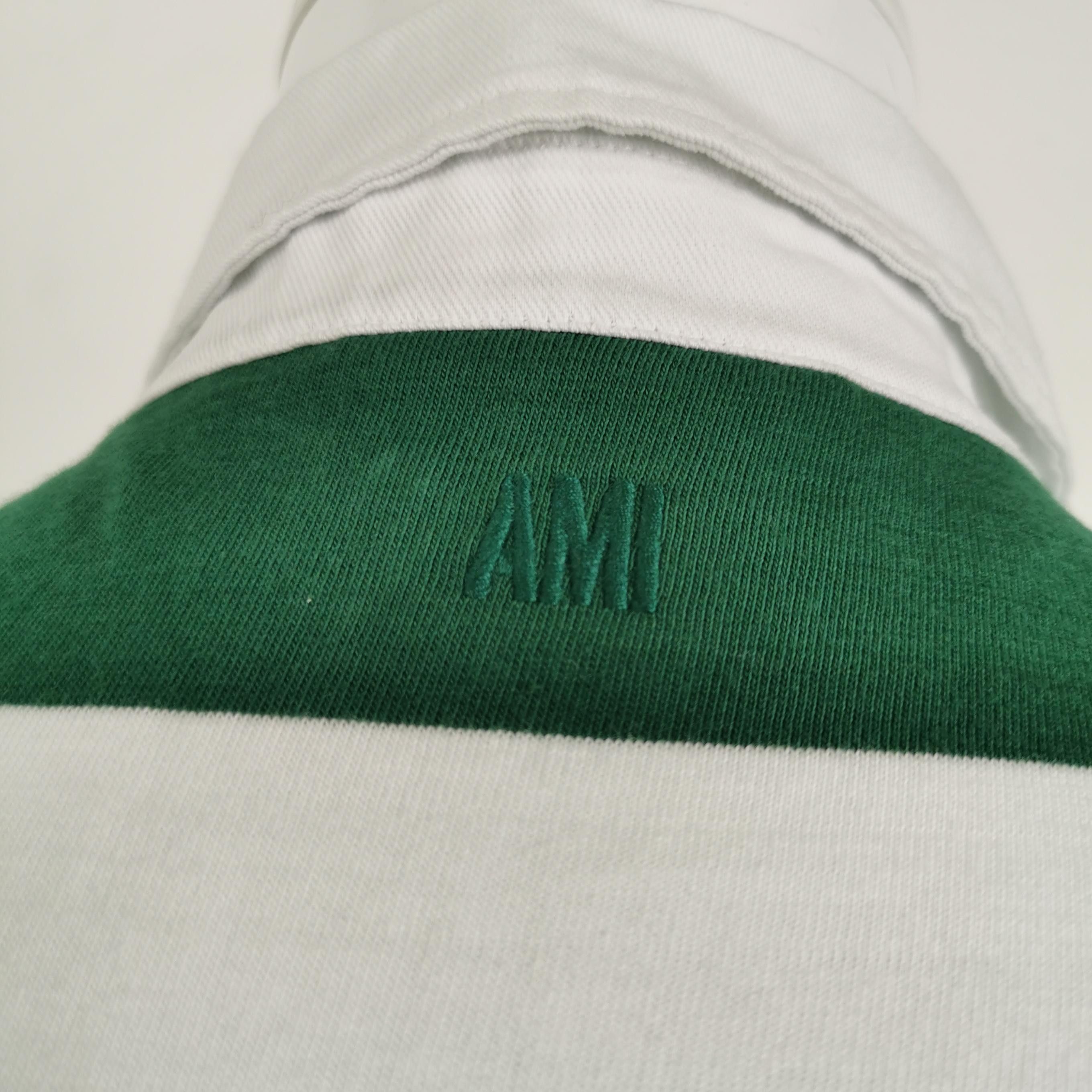 AMI AMI Alexandre Mattiussi Striped Long Sleeve Polo M Size US M / EU 48-50 / 2 - 4 Thumbnail