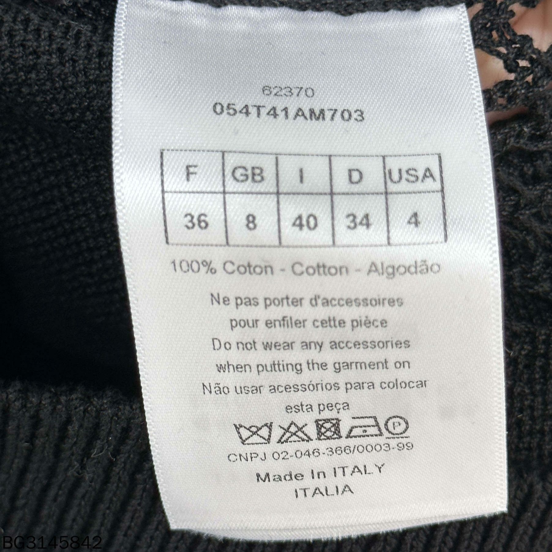 Dior Dior Knit Black Sweater it_36 Women Size XS / US 0-2 / IT 36-38 - 4 Thumbnail