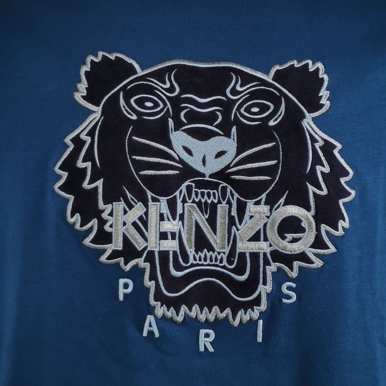 Kenzo Kenzo Tiger Head Embroidered T-Shirt Size M Size US M / EU 48-50 / 2 - 4 Thumbnail