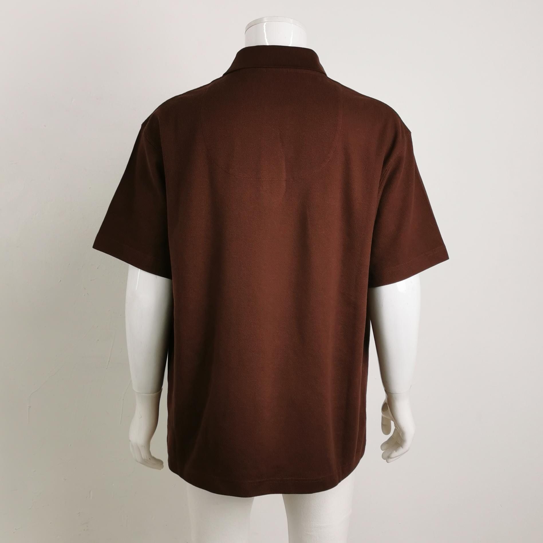 Burberry Burberry Brown Cotton Polo Shirt XL Size US XL / EU 56 / 4 - 3 Thumbnail
