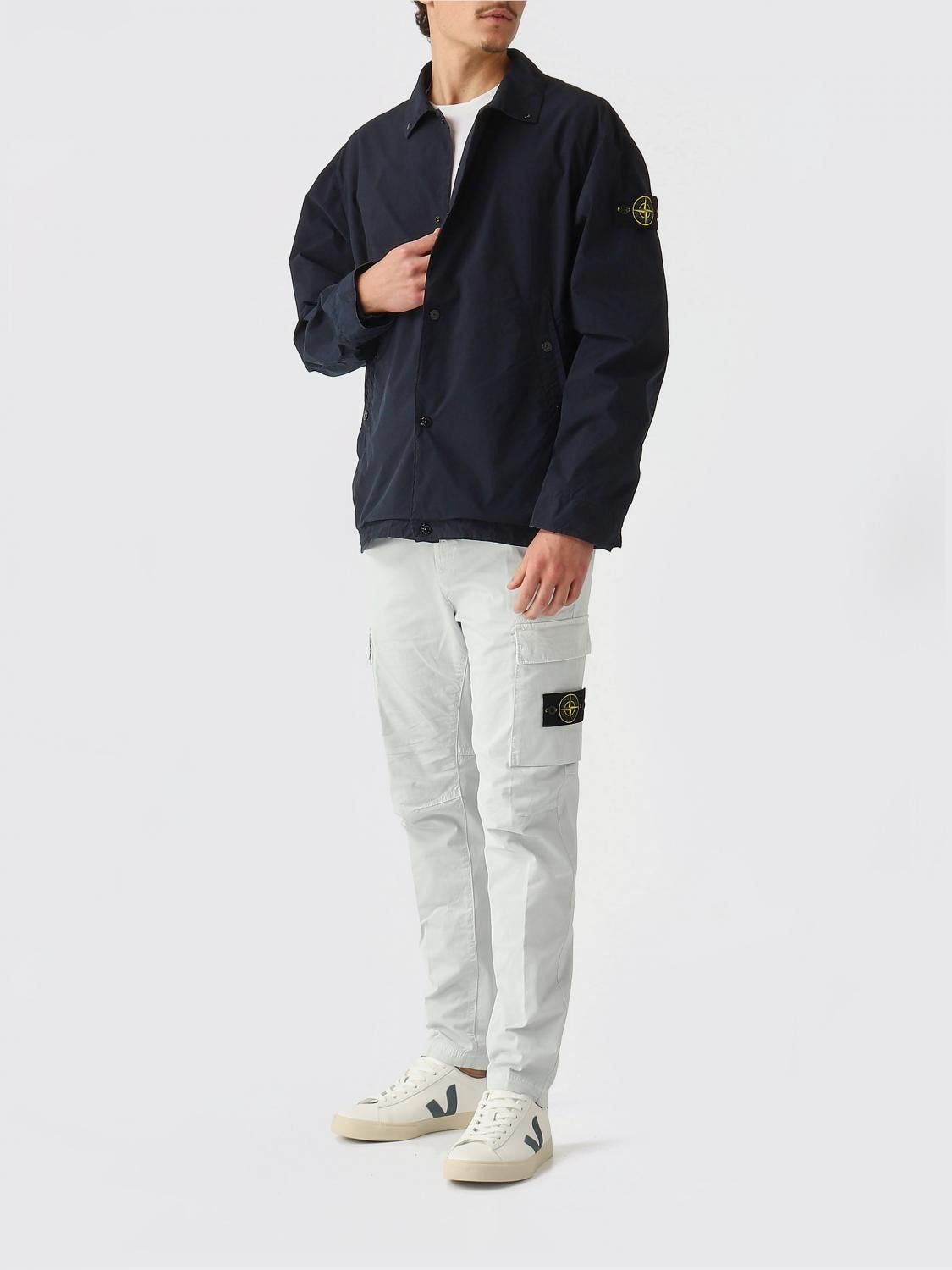 Stone Island Stone Island Jacket Men Navy Size US XL / EU 56 / 4 - 2 Thumbnail