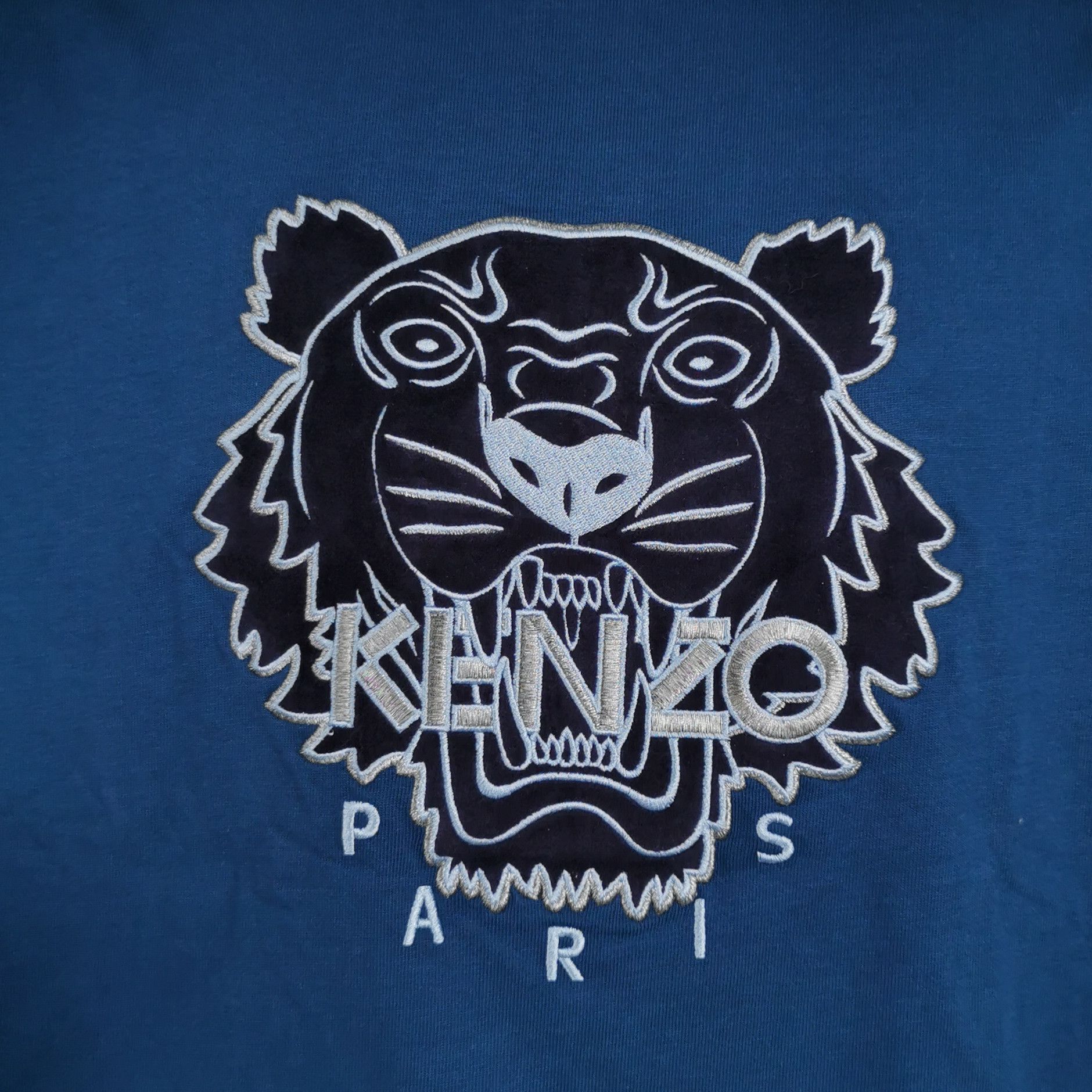 Kenzo Kenzo Tiger Head Embroidered T-Shirt L Size US L / EU 52-54 / 3 - 4 Thumbnail