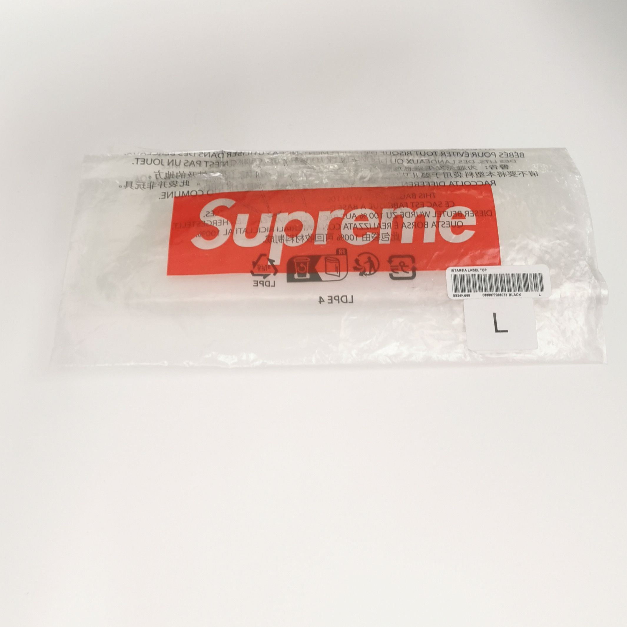 Supreme Supreme Paris Intarsia Logo T-Shirt L Size US L / EU 52-54 / 3 - 5 Thumbnail