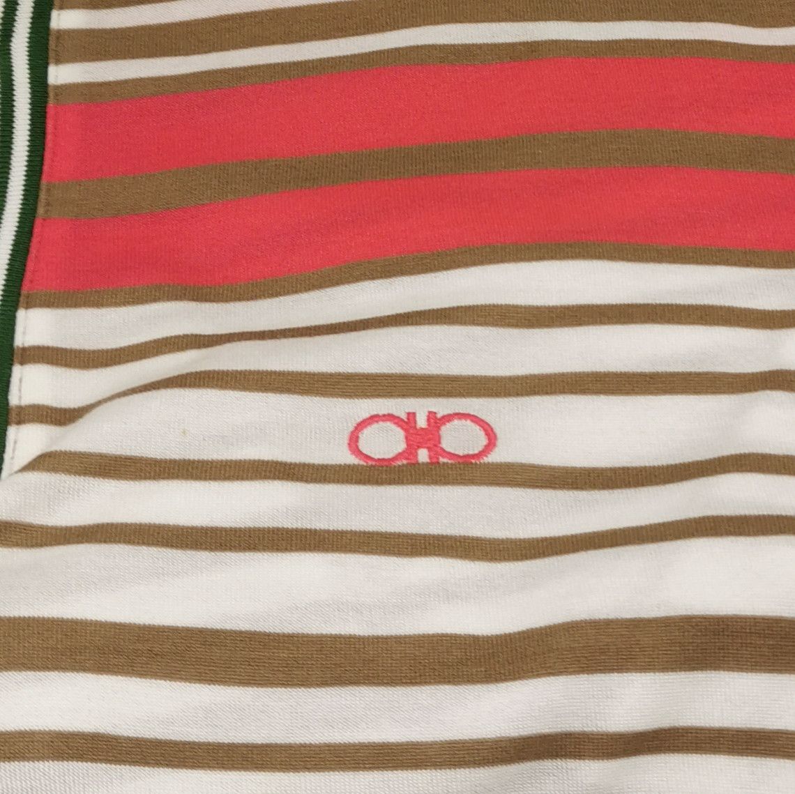 Salvatore Ferragamo Salvatore Ferragamo Striped Cotton Polo Shirt M Size US M / EU 48-50 / 2 - 4 Thumbnail