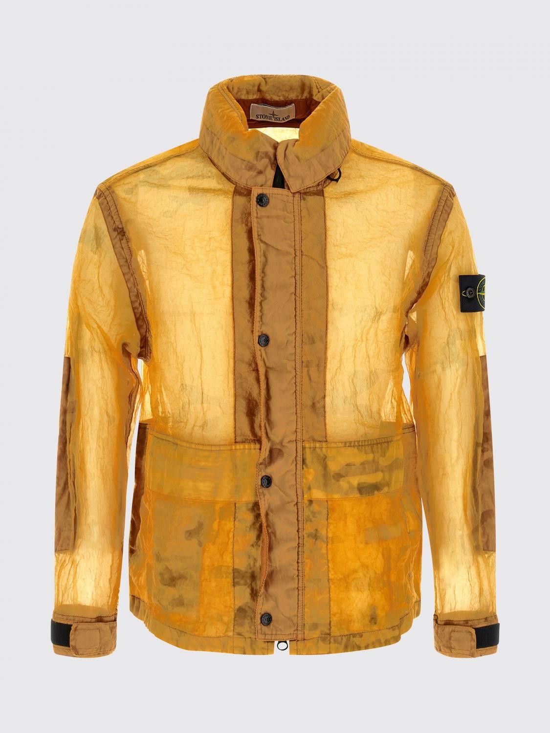 Stone Island Stone Island Jacket Men Orange Size US M / EU 48-50 / 2 - 2 Thumbnail