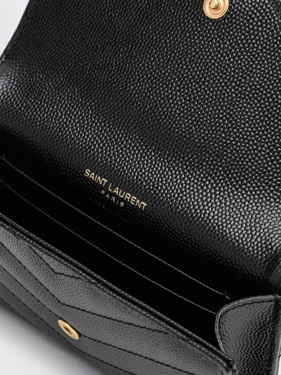 Saint Laurent Paris Saint Laurent Wallet Woman Black Size ONE SIZE - 4 Thumbnail