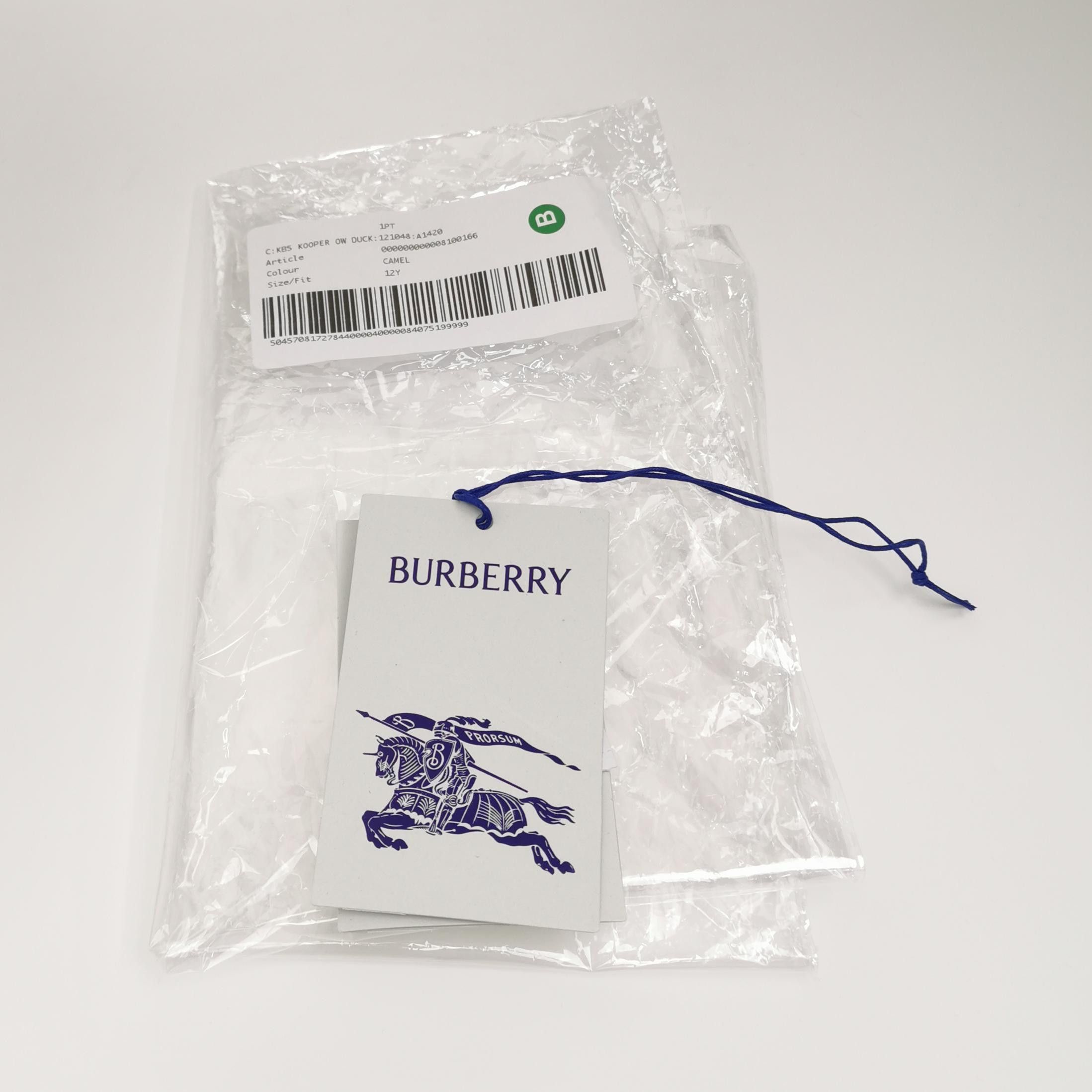 Burberry Burberry Contrast Duck Logo Long Sleeve T-Shirt 12Y Size US XXS / EU 40 - 6 Thumbnail