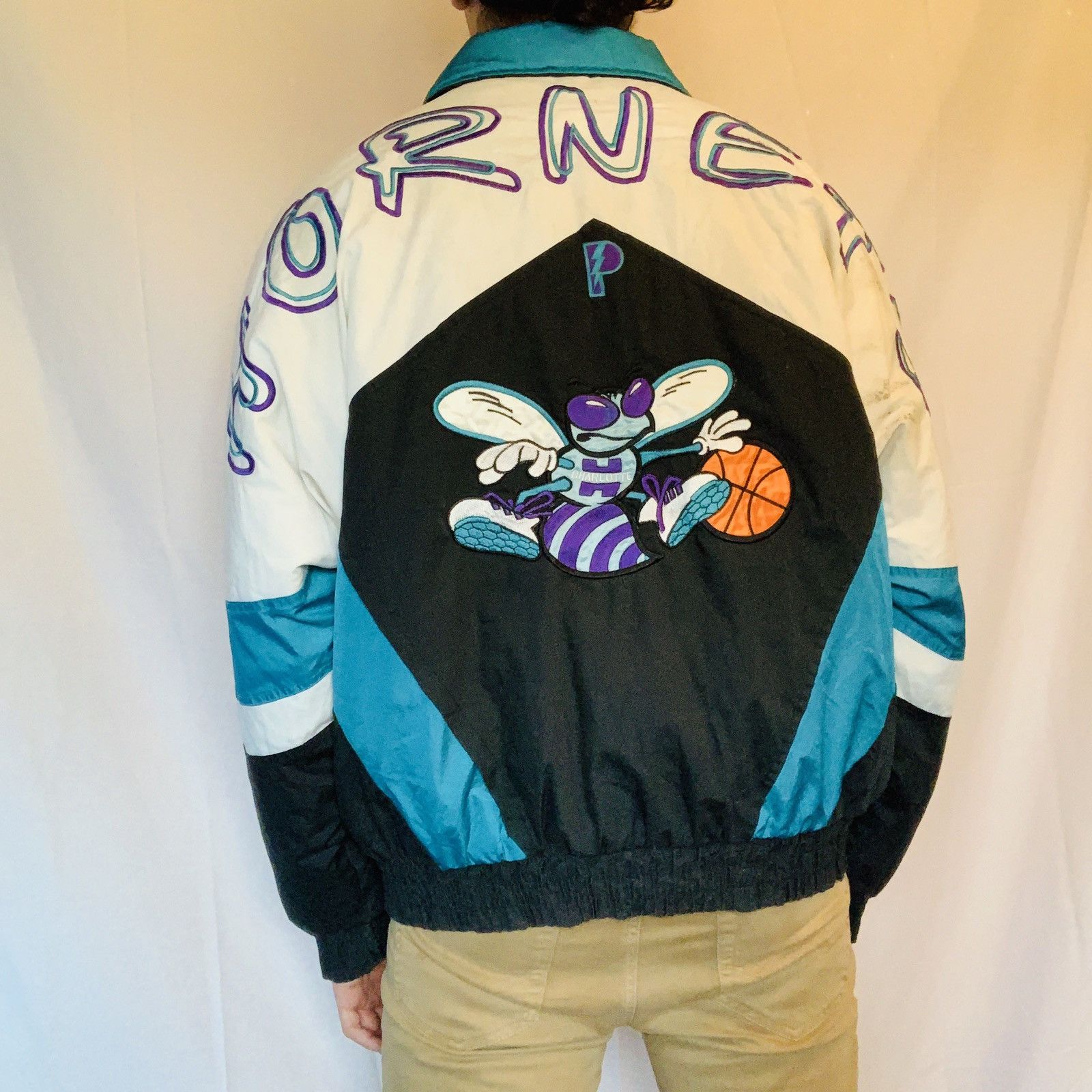 Vintage Vintage 1990s Charlotte Hornets Pro Player Jacket | Grailed