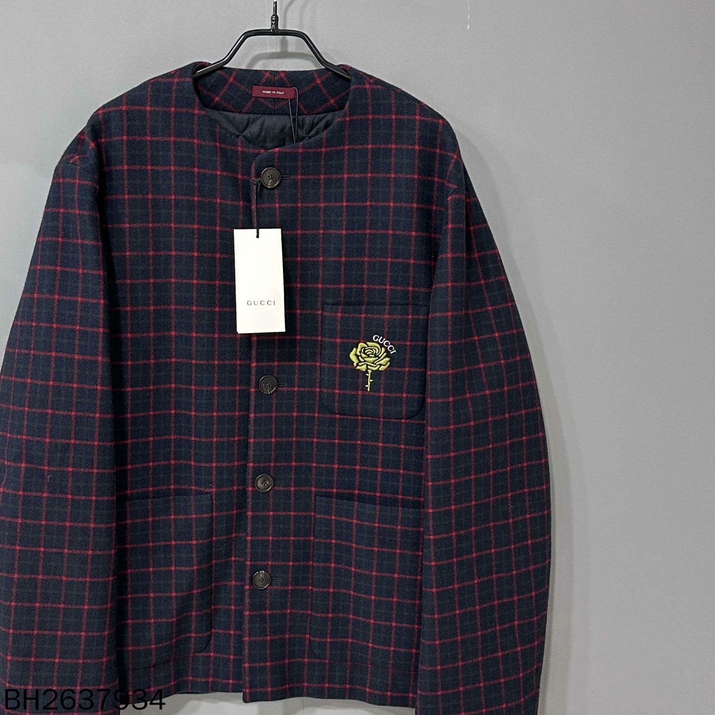 Gucci Gucci Wool Plaid Light Jacket m Men Size US M / EU 48-50 / 2 - 2 Thumbnail