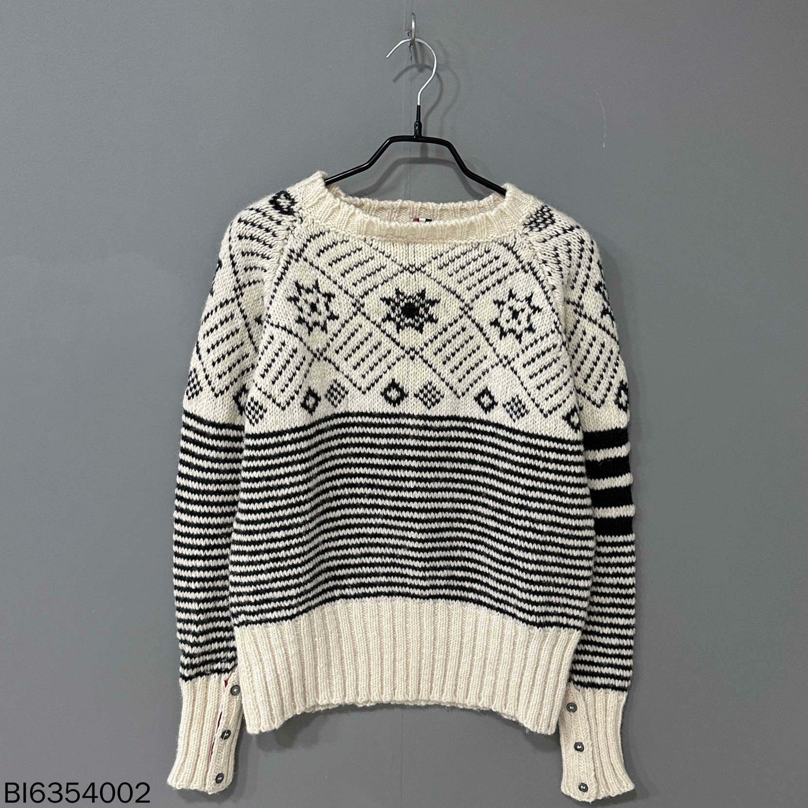 Thom Browne Thom Browne Knit Brown Sweater m Men Size US M / EU 48-50 / 2 - 3 Thumbnail