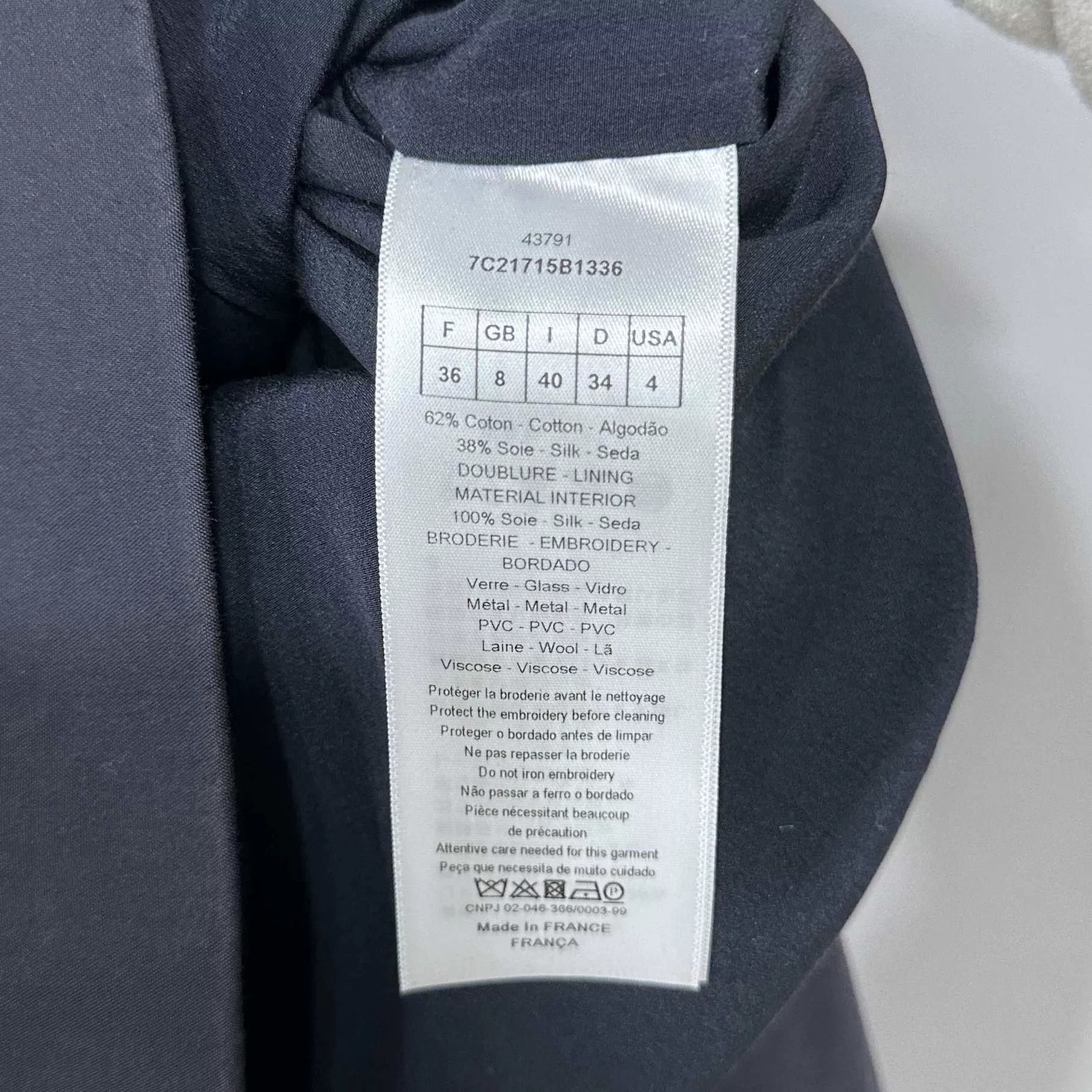 Dior Dior Formal Black Jacket M Women Size M / US 6-8 / IT 42-44 - 6 Thumbnail