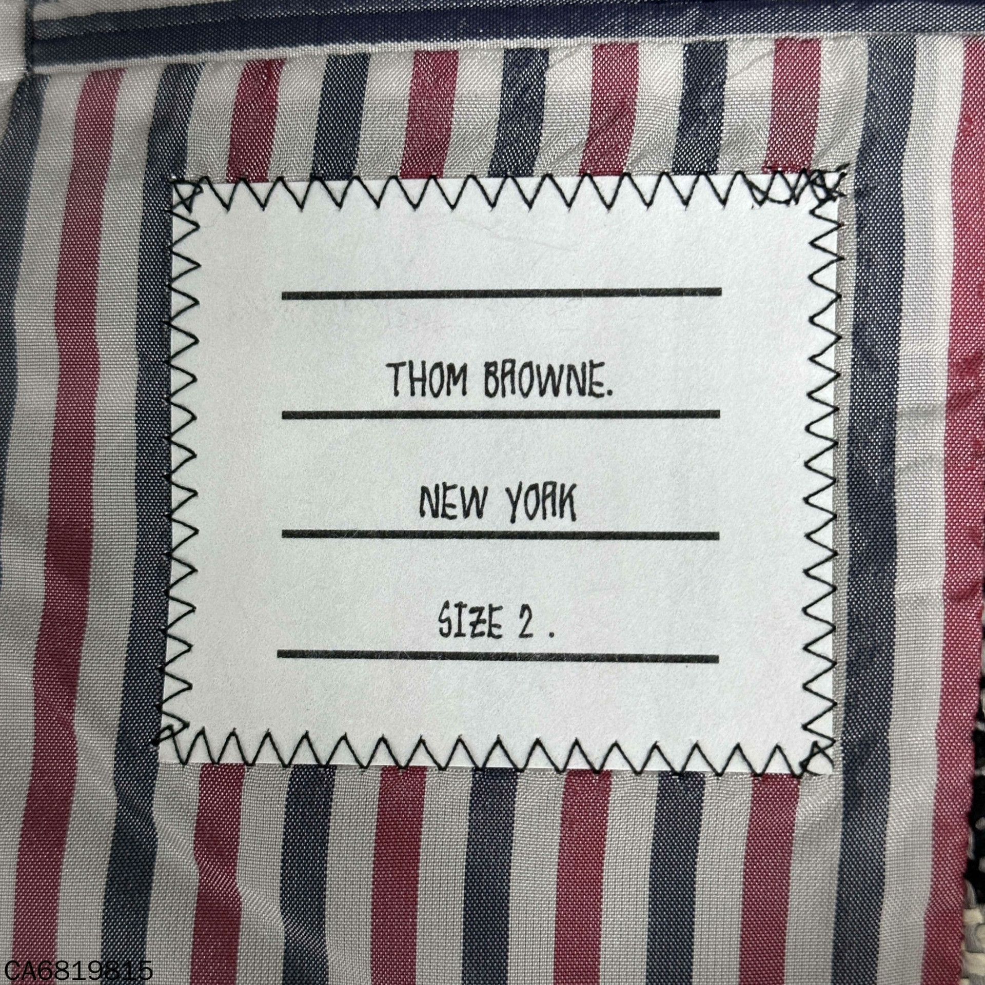 Thom Browne Thom Browne Plaid Black Jacket it_36 Women Size XS / US 0-2 / IT 36-38 - 6 Thumbnail