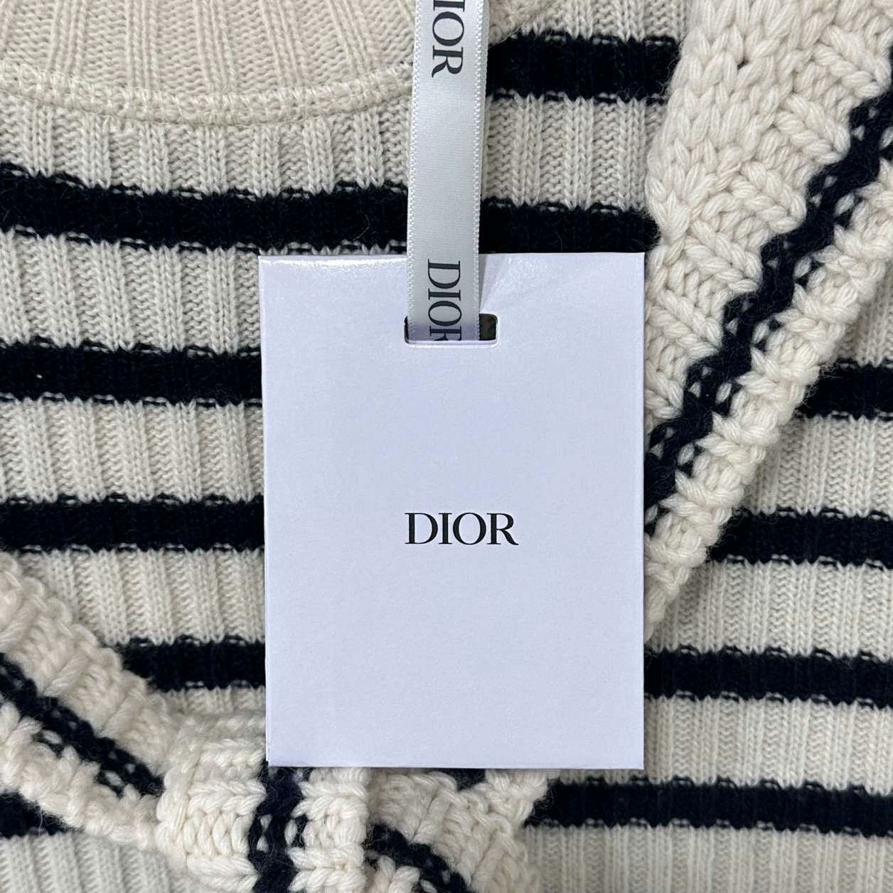 Dior Dior Striped Black Sweater XS Women Size XS / US 0-2 / IT 36-38 - 6 Thumbnail