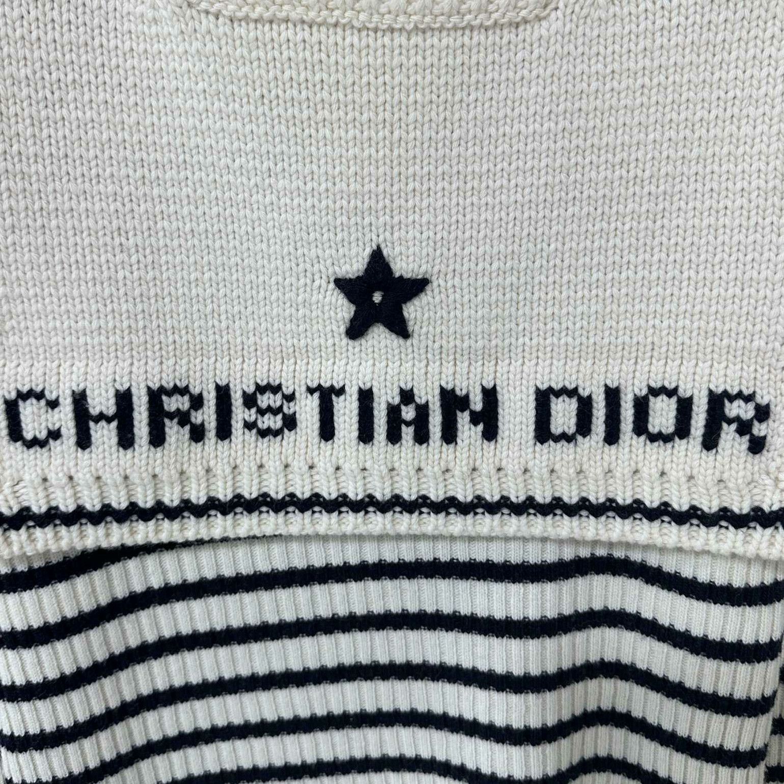 Dior Dior Striped Black Sweater XS Women Size XS / US 0-2 / IT 36-38 - 8 Thumbnail