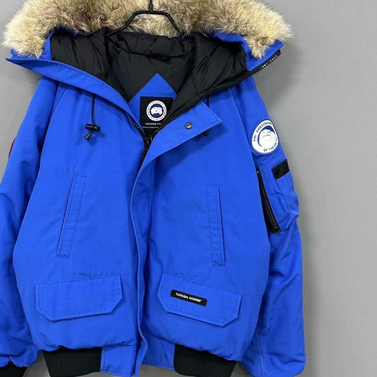 Canada Goose Canada Goose Blue Heavy Coat s Men Size US S / EU 44-46 / 1 - 2 Thumbnail