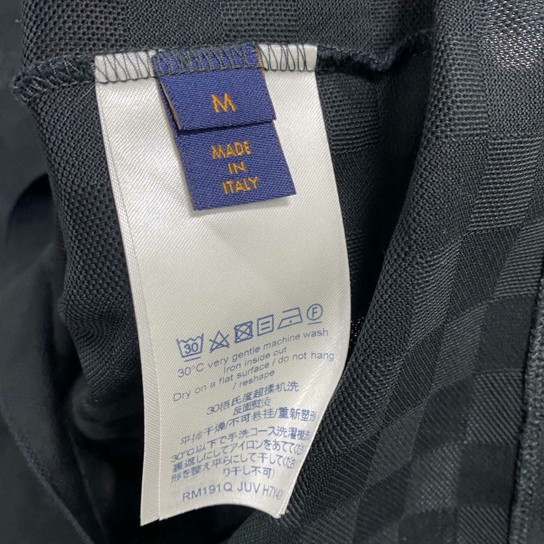 Louis Vuitton Louis Vuitton Checkered Black Polo m Men Size US M / EU 48-50 / 2 - 4 Thumbnail