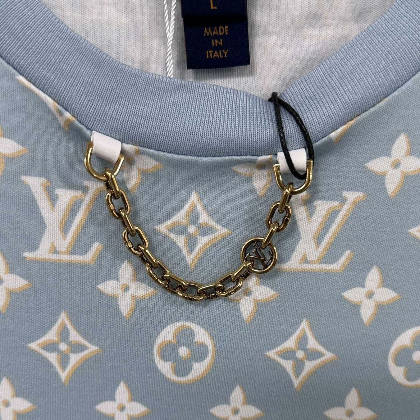 Louis Vuitton Louis Vuitton Blue Dress L Women Size L / US 10 / IT 46 - 5 Thumbnail