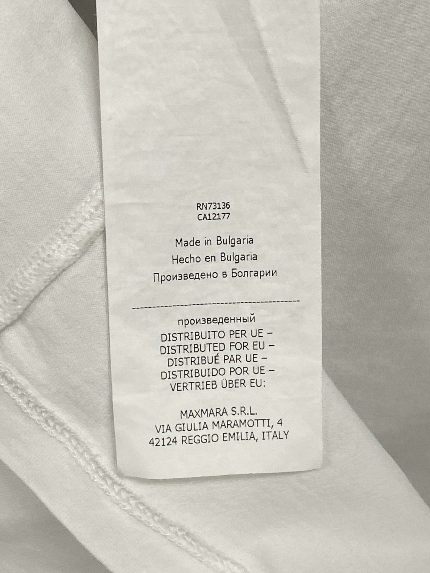 Max Mara Max Mara White T-Shirt M Women Size M / US 6-8 / IT 42-44 - 5 Thumbnail