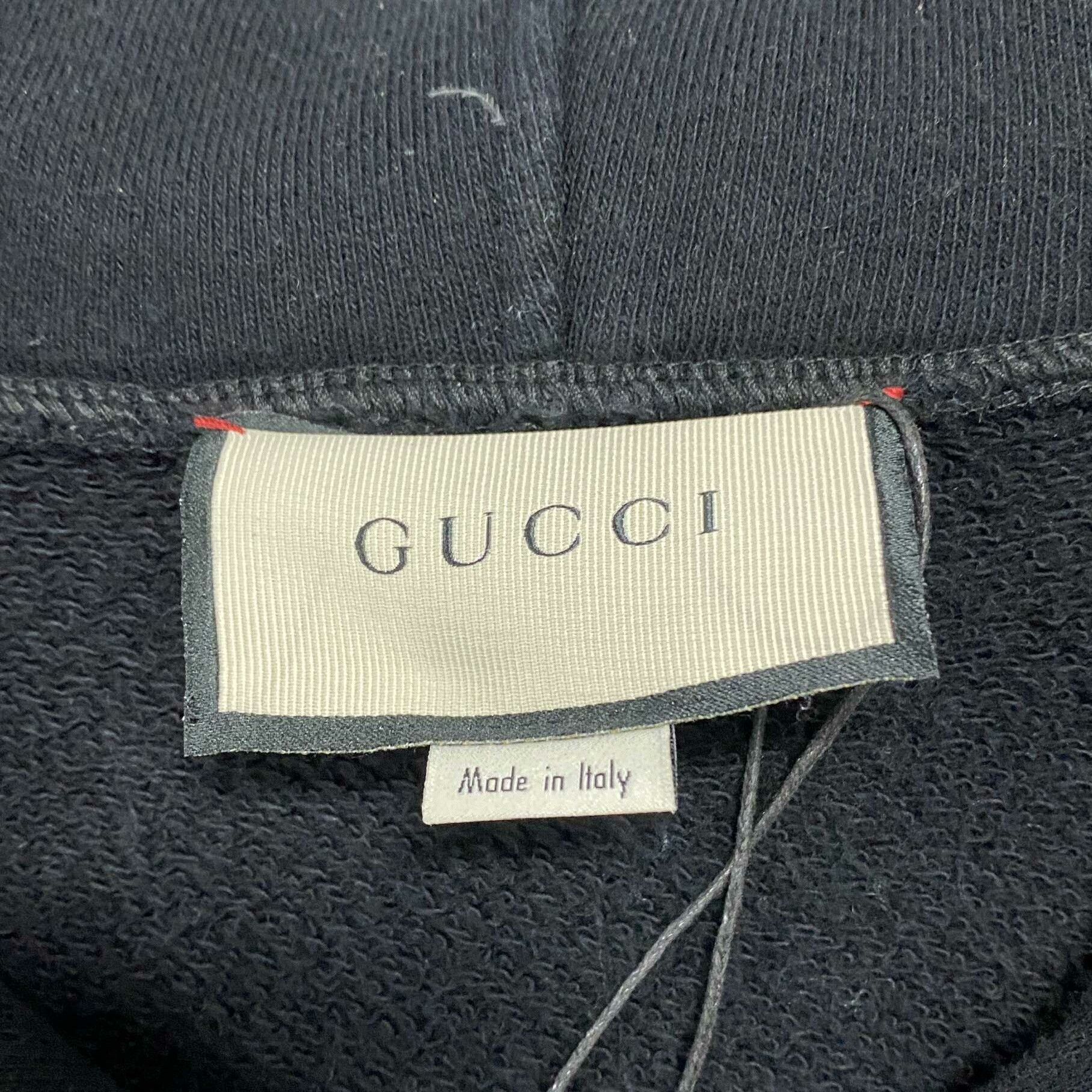 Gucci Gucci Retro Printed Black Hoodie l Men Size US L / EU 52-54 / 3 - 4 Thumbnail