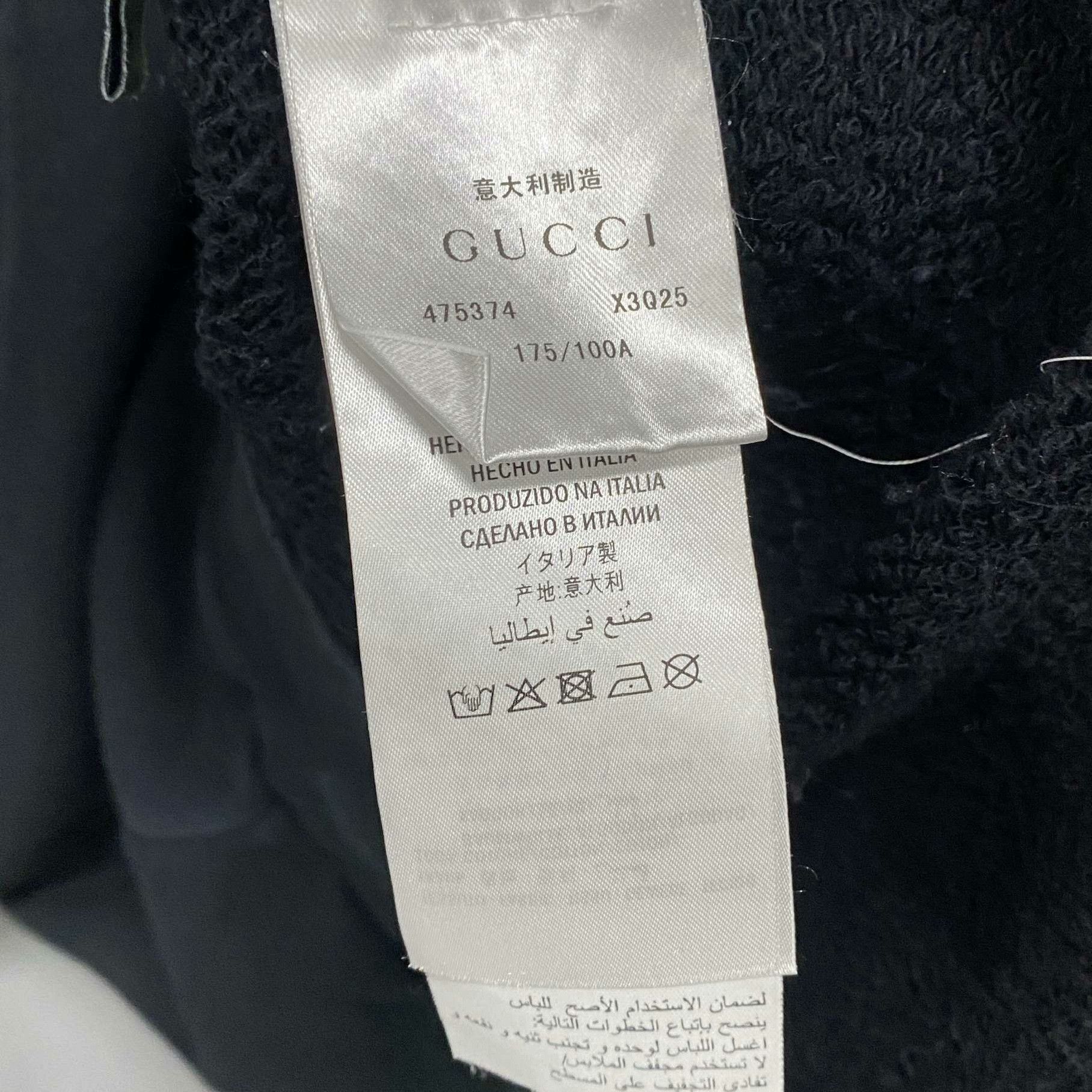 Gucci Gucci Retro Printed Black Hoodie l Men Size US L / EU 52-54 / 3 - 5 Thumbnail
