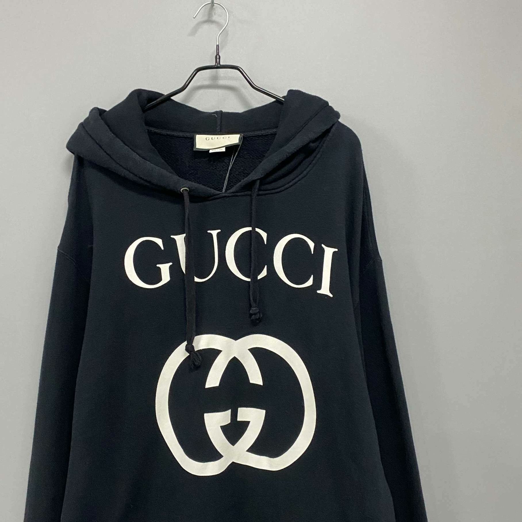 Gucci Gucci Retro Printed Black Hoodie l Men Size US L / EU 52-54 / 3 - 2 Thumbnail