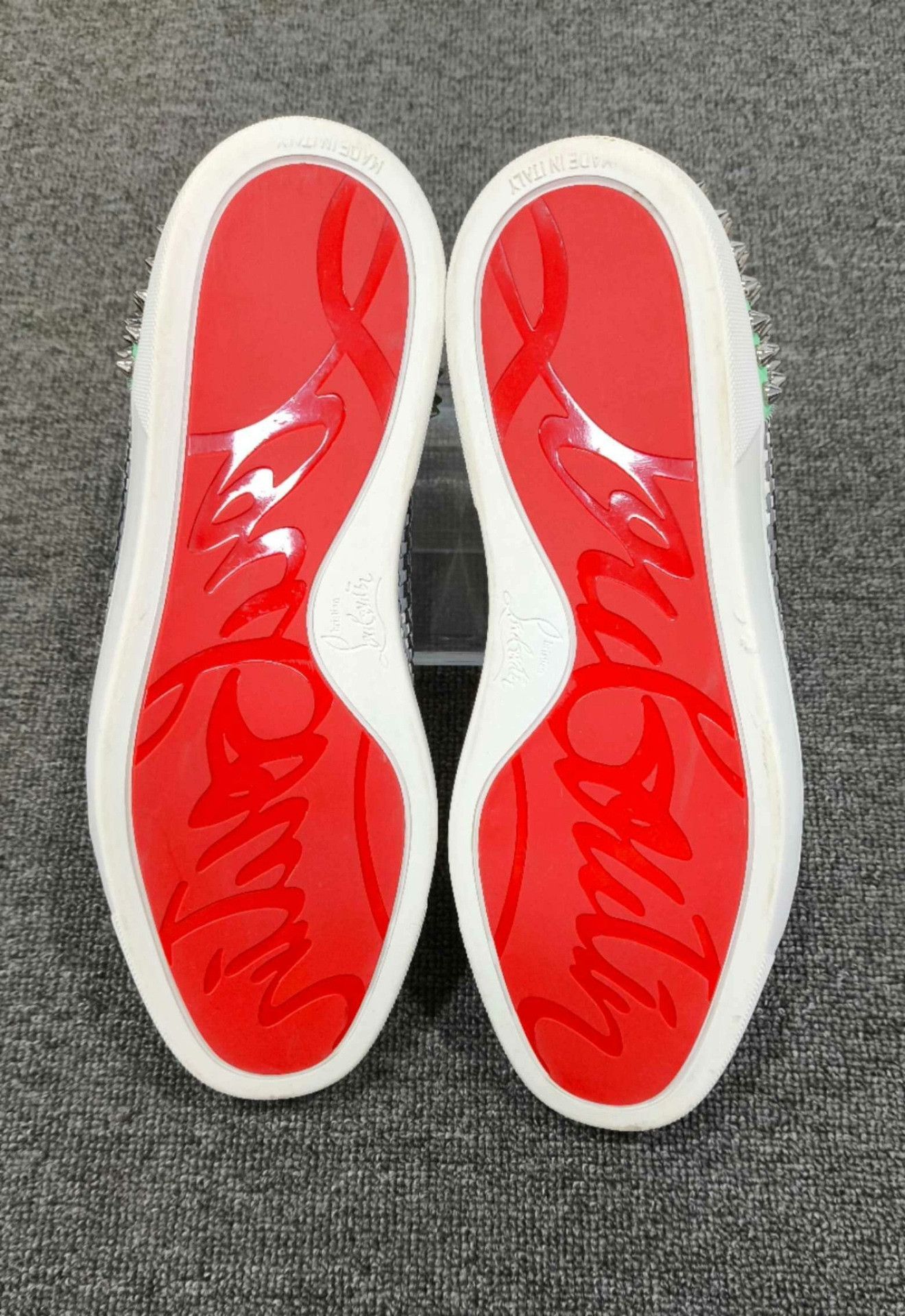 Christian Louboutin Christian Louboutin Knit Hitop Sneakers 10 Men Size US 10 / EU 43 - 6 Thumbnail