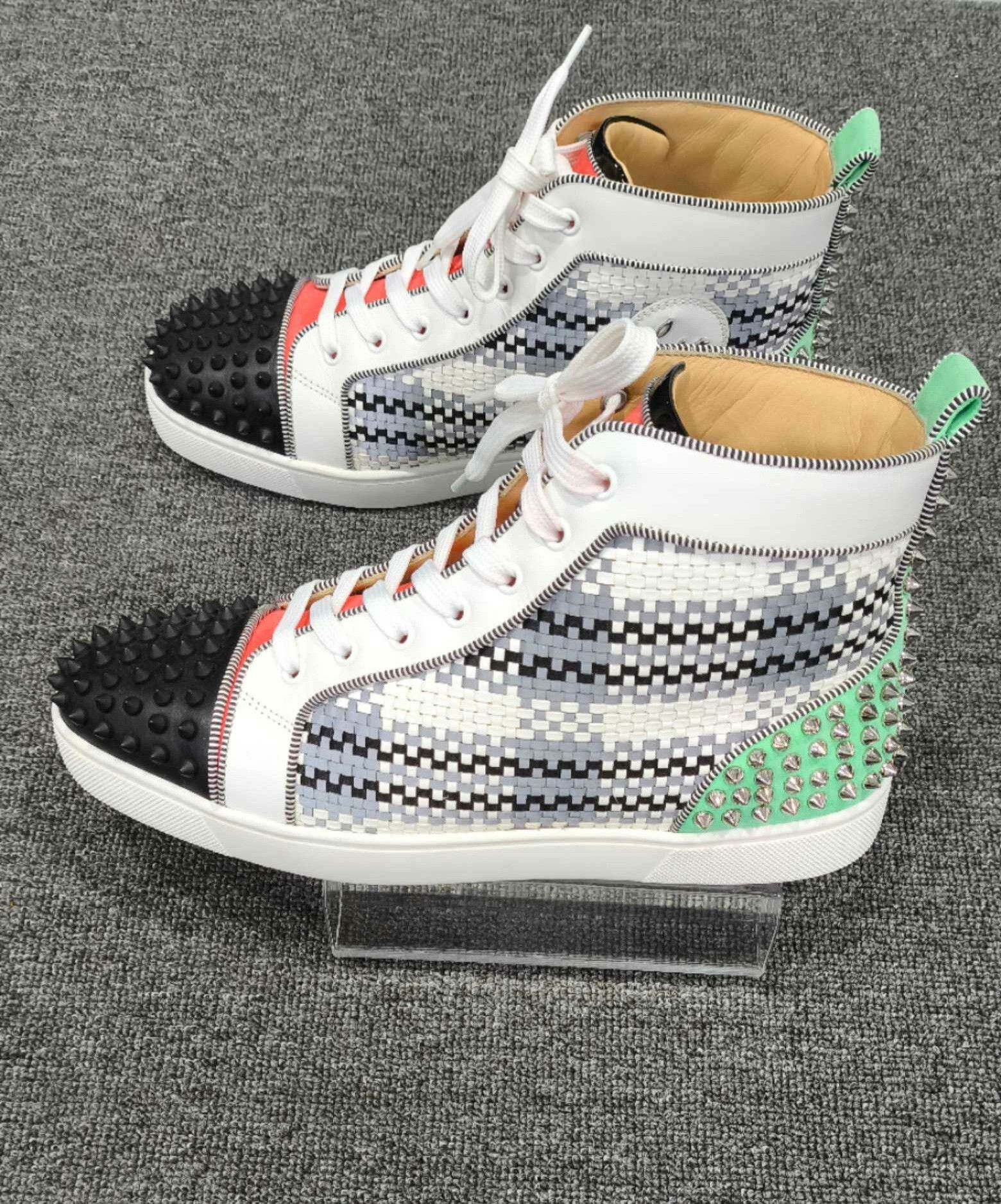 Christian Louboutin Christian Louboutin Knit Hitop Sneakers 10 Men Size US 10 / EU 43 - 3 Thumbnail