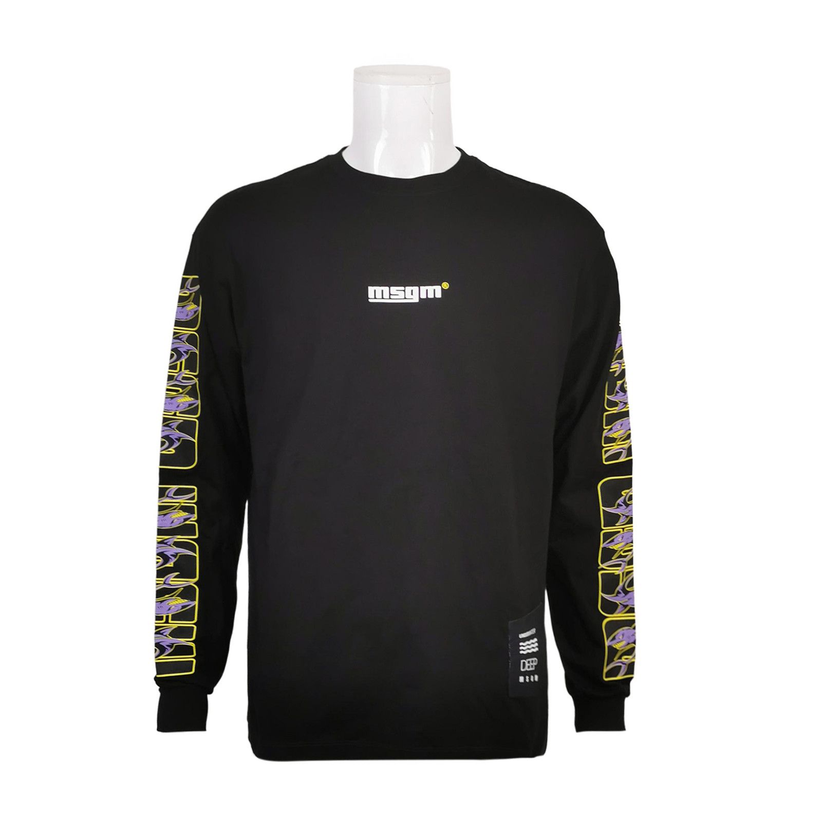 MSGM MSGM Sleeve Graphic Logo Long Sleeve T-Shirt US M Size US M / EU 48-50 / 2 - 2 Thumbnail