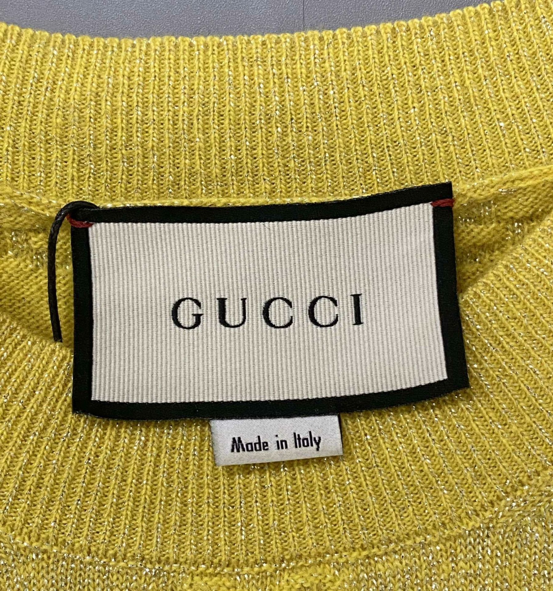 Gucci Gucci Gold T-Shirt M Women Size M / US 6-8 / IT 42-44 - 5 Thumbnail