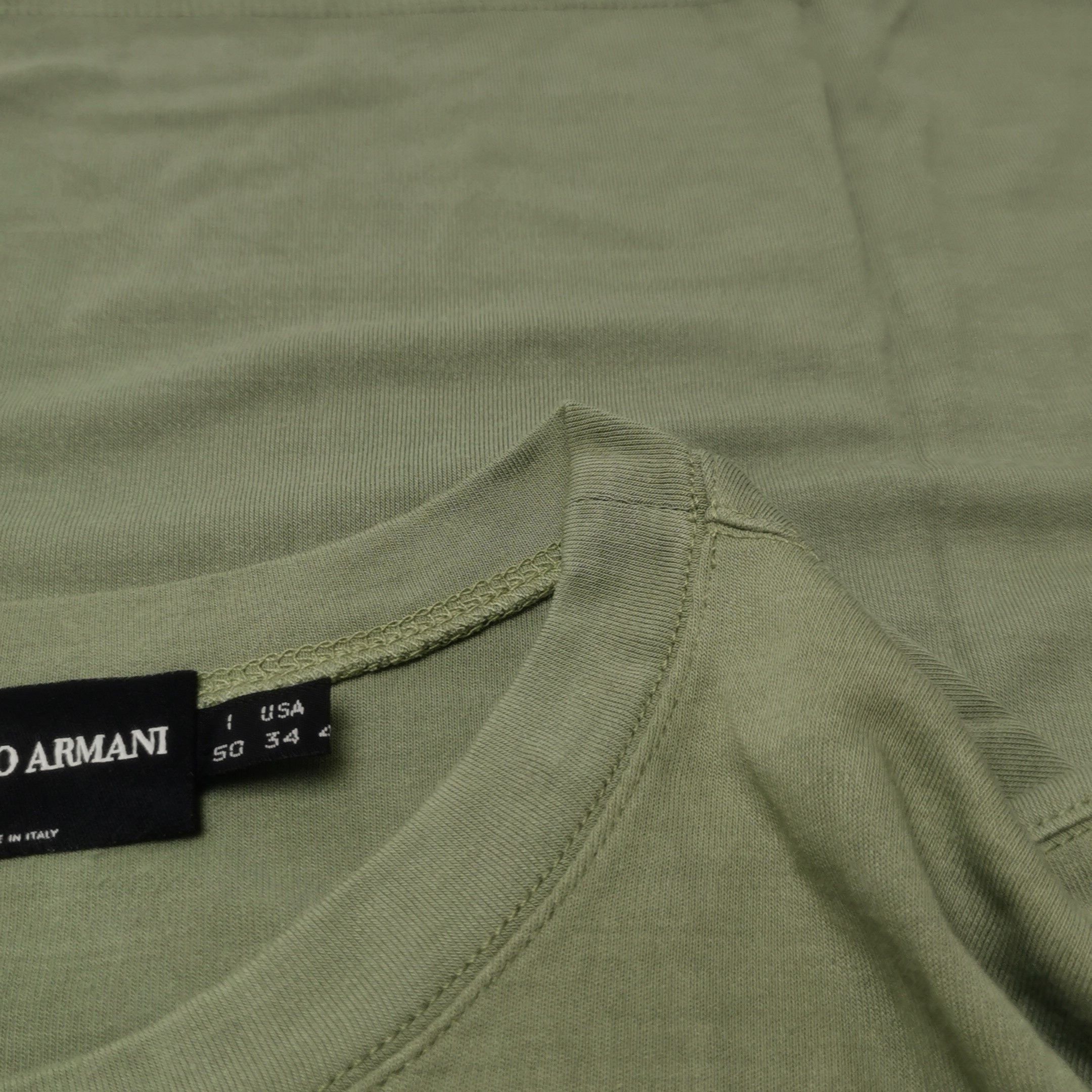 Giorgio Armani Giorgio Armani Silk Blend Crewneck T-Shirt 50 Size US M / EU 48-50 / 2 - 8 Thumbnail