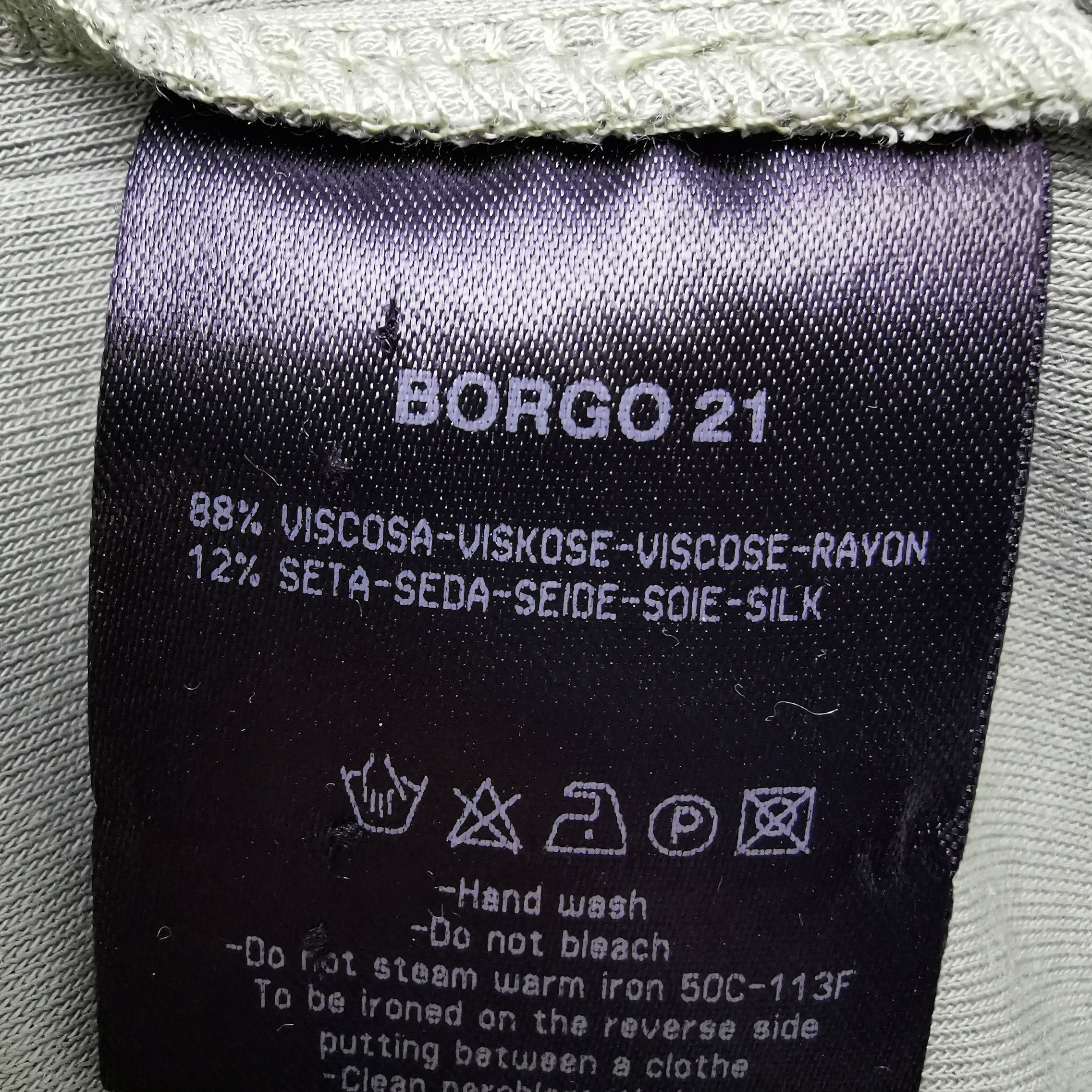 Giorgio Armani Giorgio Armani Silk Blend Crewneck T-Shirt 50 Size US M / EU 48-50 / 2 - 9 Thumbnail
