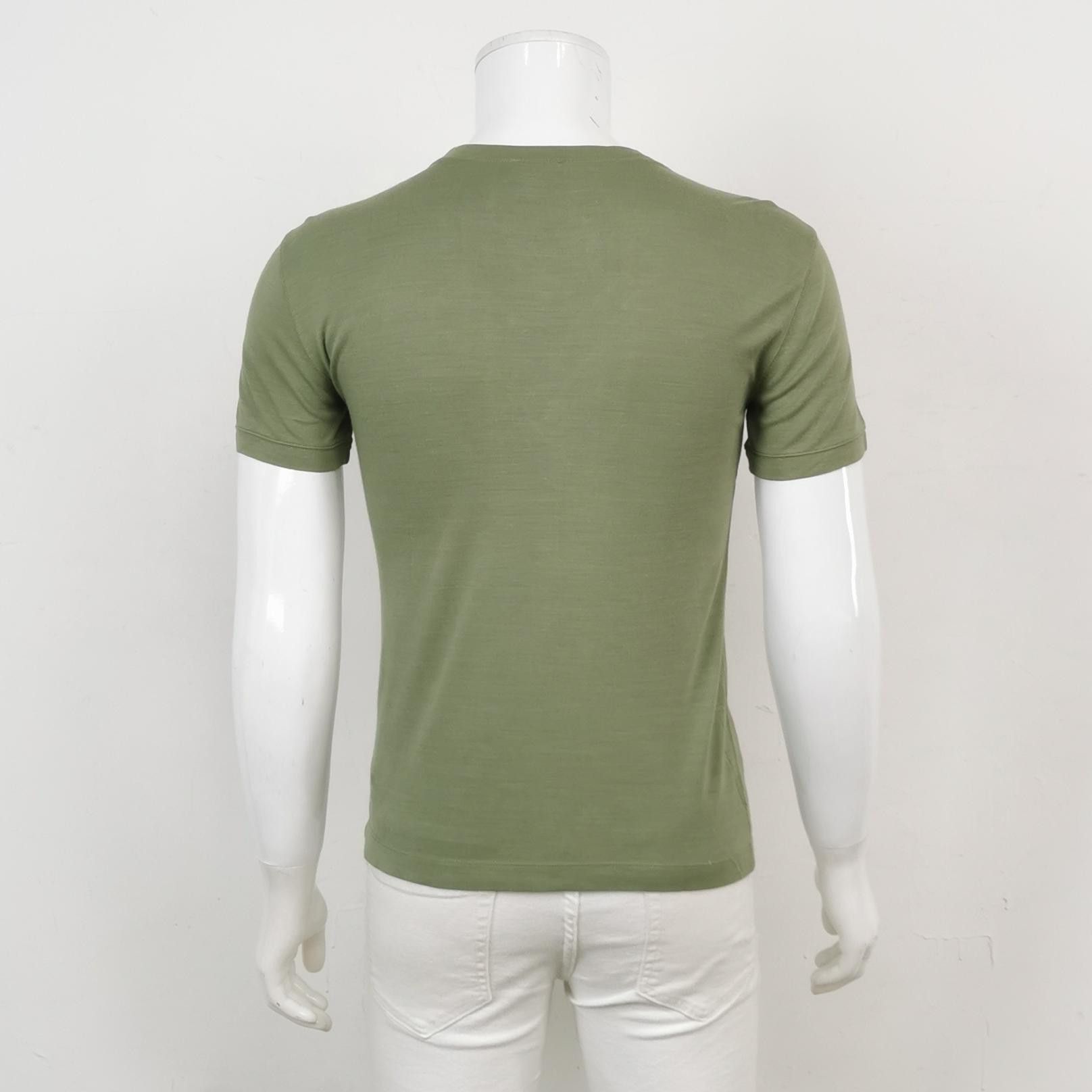 Giorgio Armani Giorgio Armani Silk Blend Crewneck T-Shirt 50 Size US M / EU 48-50 / 2 - 3 Thumbnail