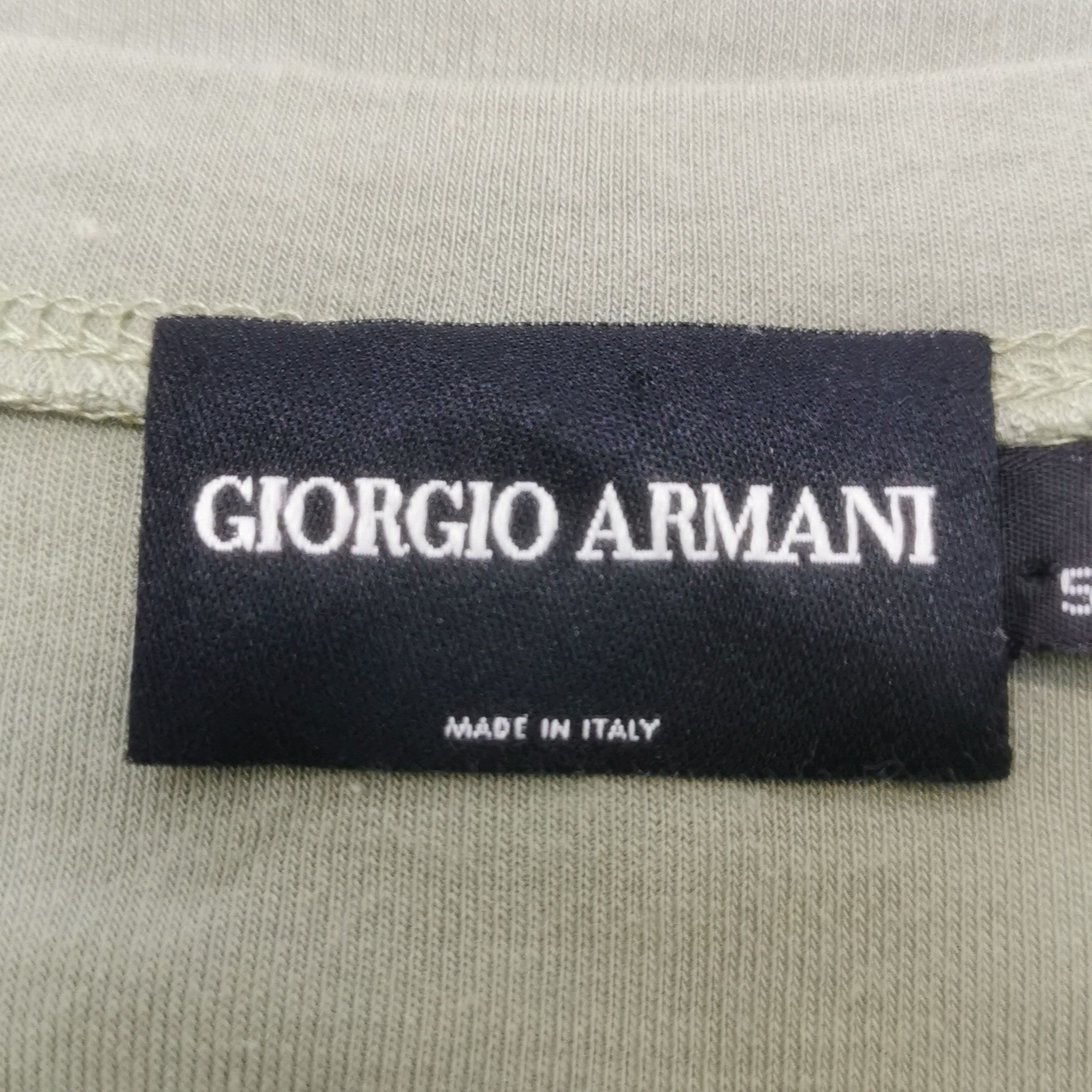 Giorgio Armani Giorgio Armani Silk Blend Crewneck T-Shirt 50 Size US M / EU 48-50 / 2 - 4 Thumbnail