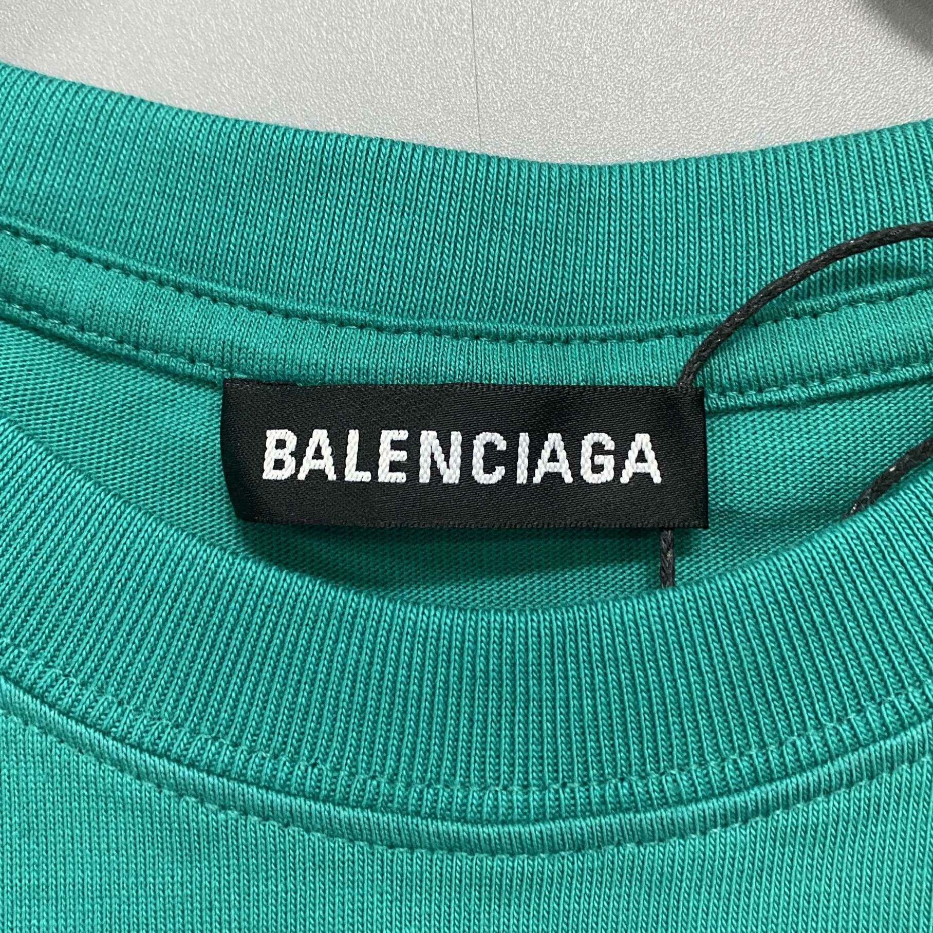 Balenciaga Balenciaga Green T-Shirt s Men Size US S / EU 44-46 / 1 - 4 Thumbnail