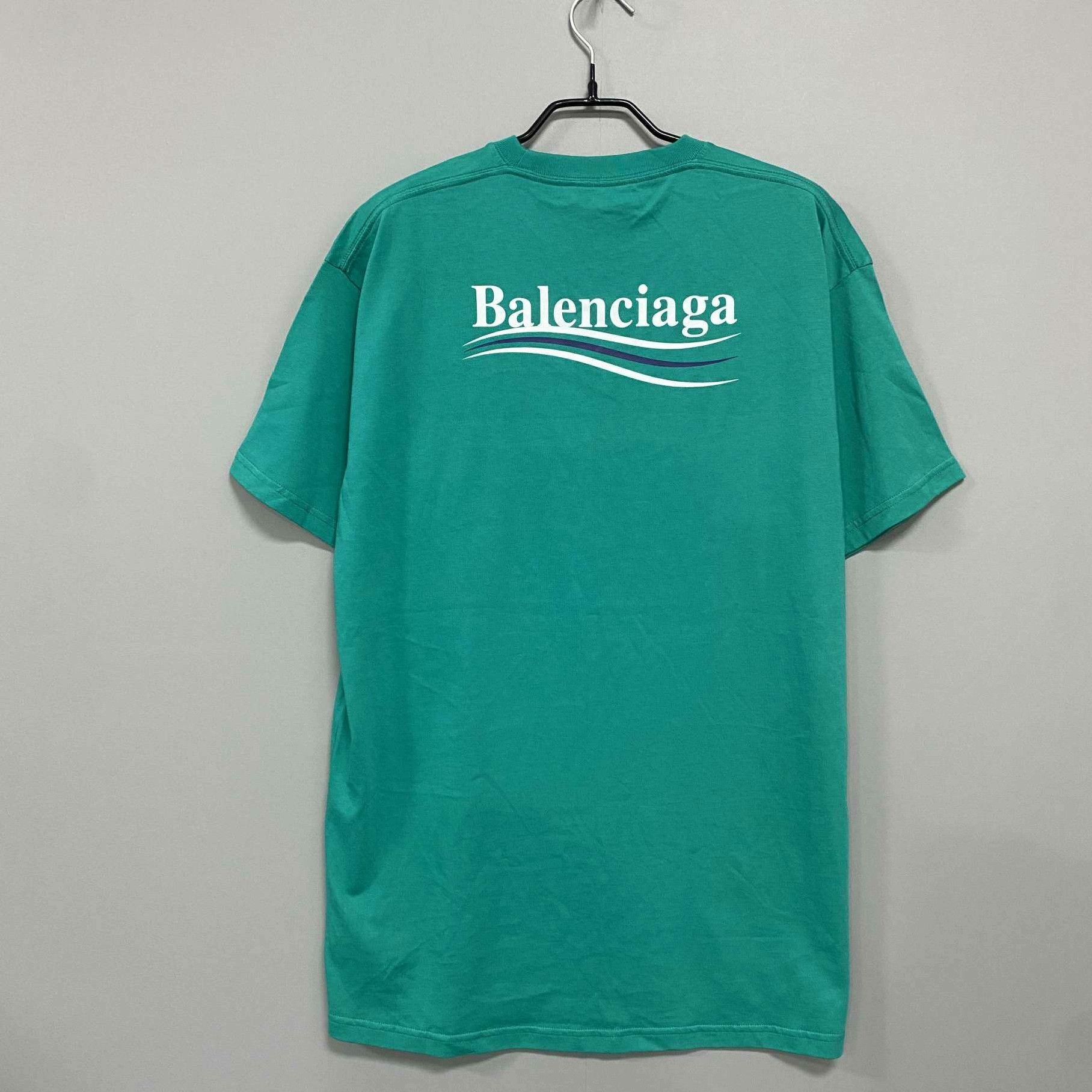 Balenciaga Balenciaga Green T-Shirt s Men Size US S / EU 44-46 / 1 - 3 Thumbnail