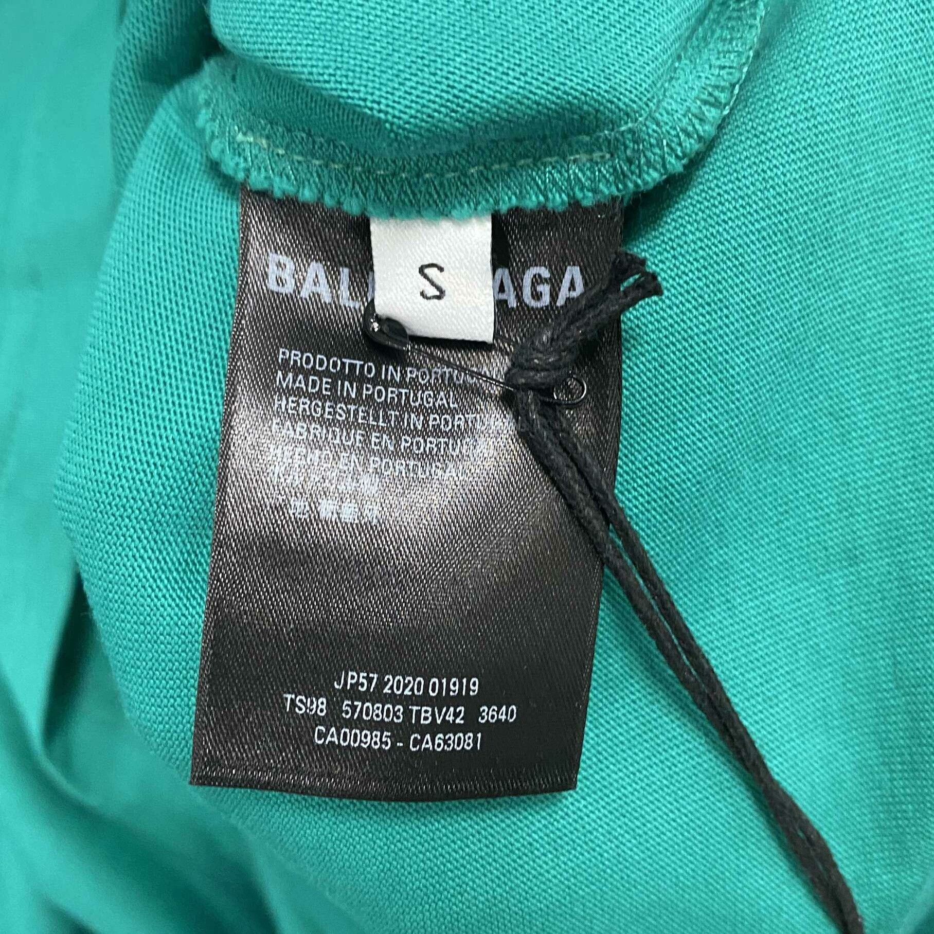 Balenciaga Balenciaga Green T-Shirt s Men Size US S / EU 44-46 / 1 - 6 Thumbnail
