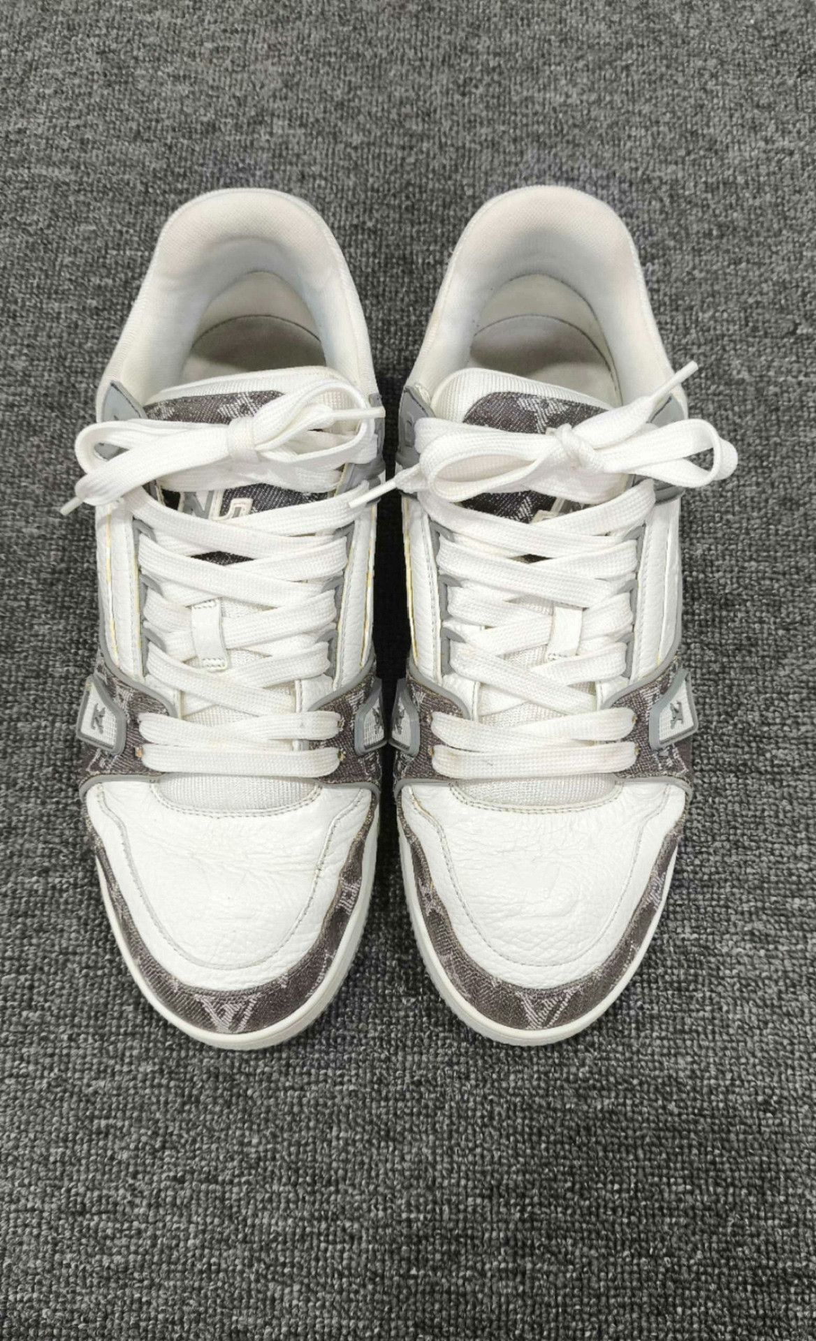 Louis Vuitton Louis Vuitton Training Denim Gray Lowtop Sneakers 8 Men Size US 8 / EU 41 - 2 Thumbnail