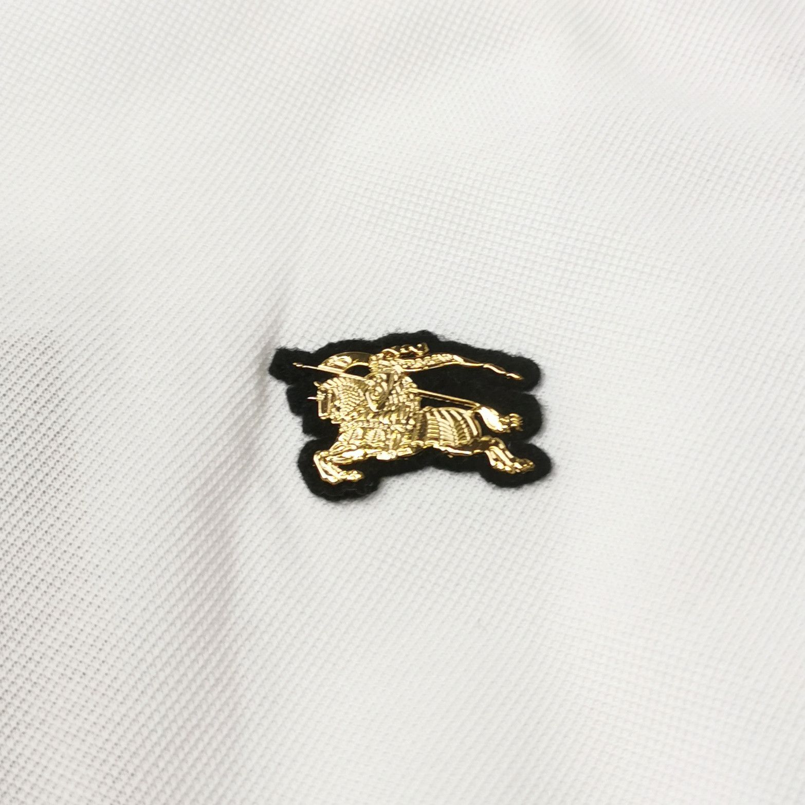Burberry Burberry Embroidered Knight Polo Shirt Size XL Size US XL / EU 56 / 4 - 4 Thumbnail