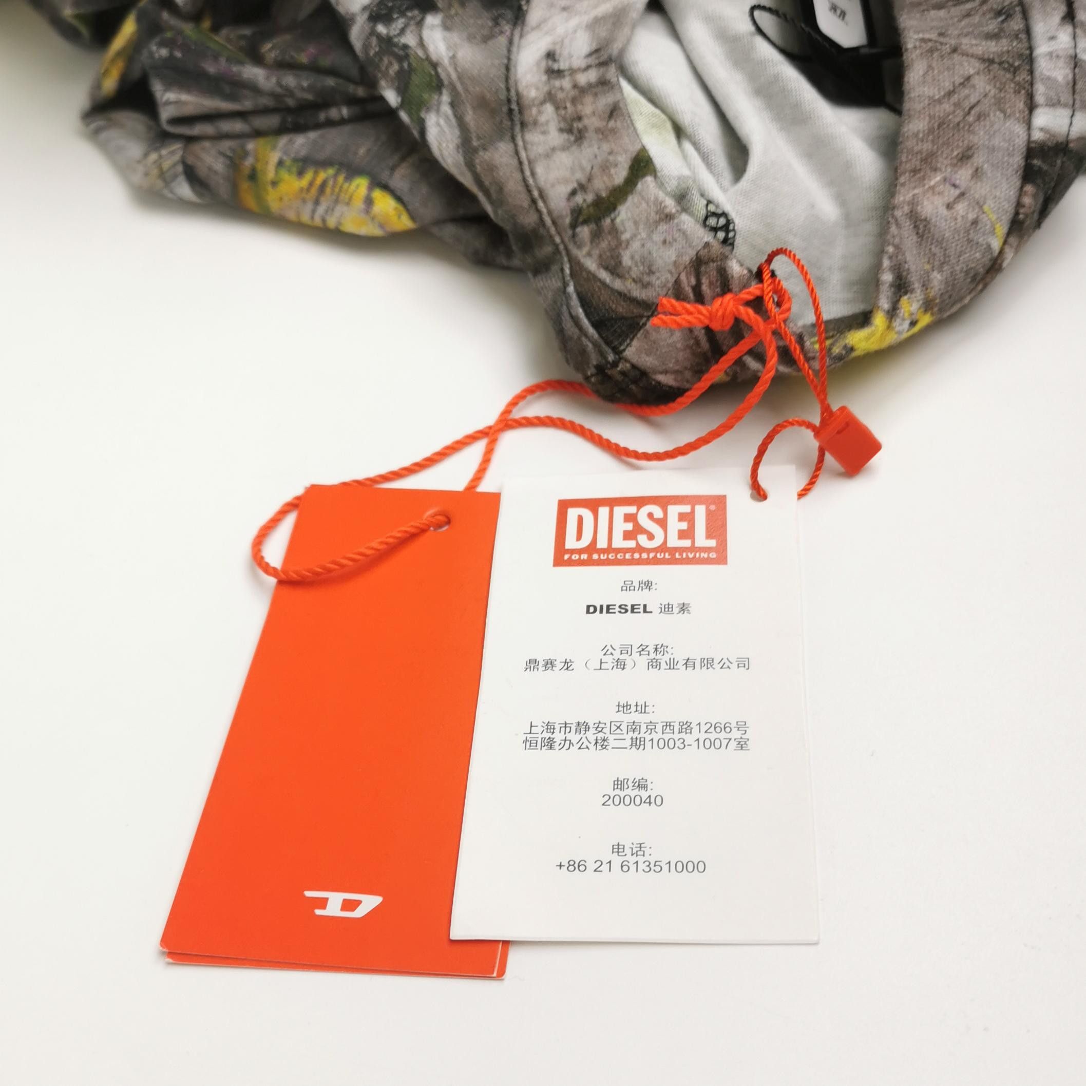 Diesel Diesel Abstract Graphic Print T-Shirt M Size US M / EU 48-50 / 2 - 5 Thumbnail